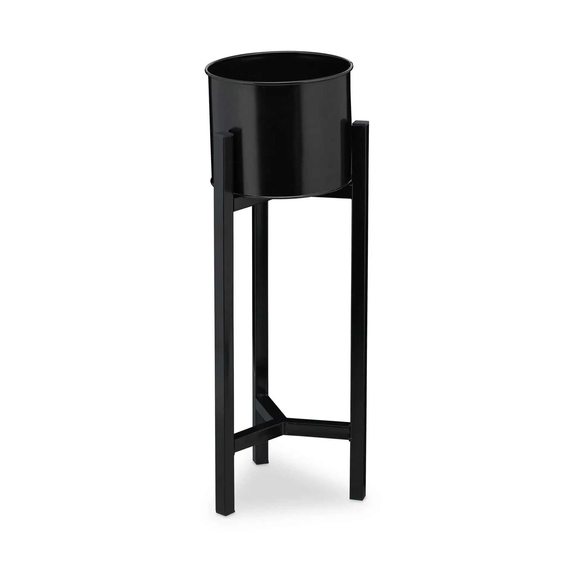 Blumentopf Ständer Schwarz von Relaxdays