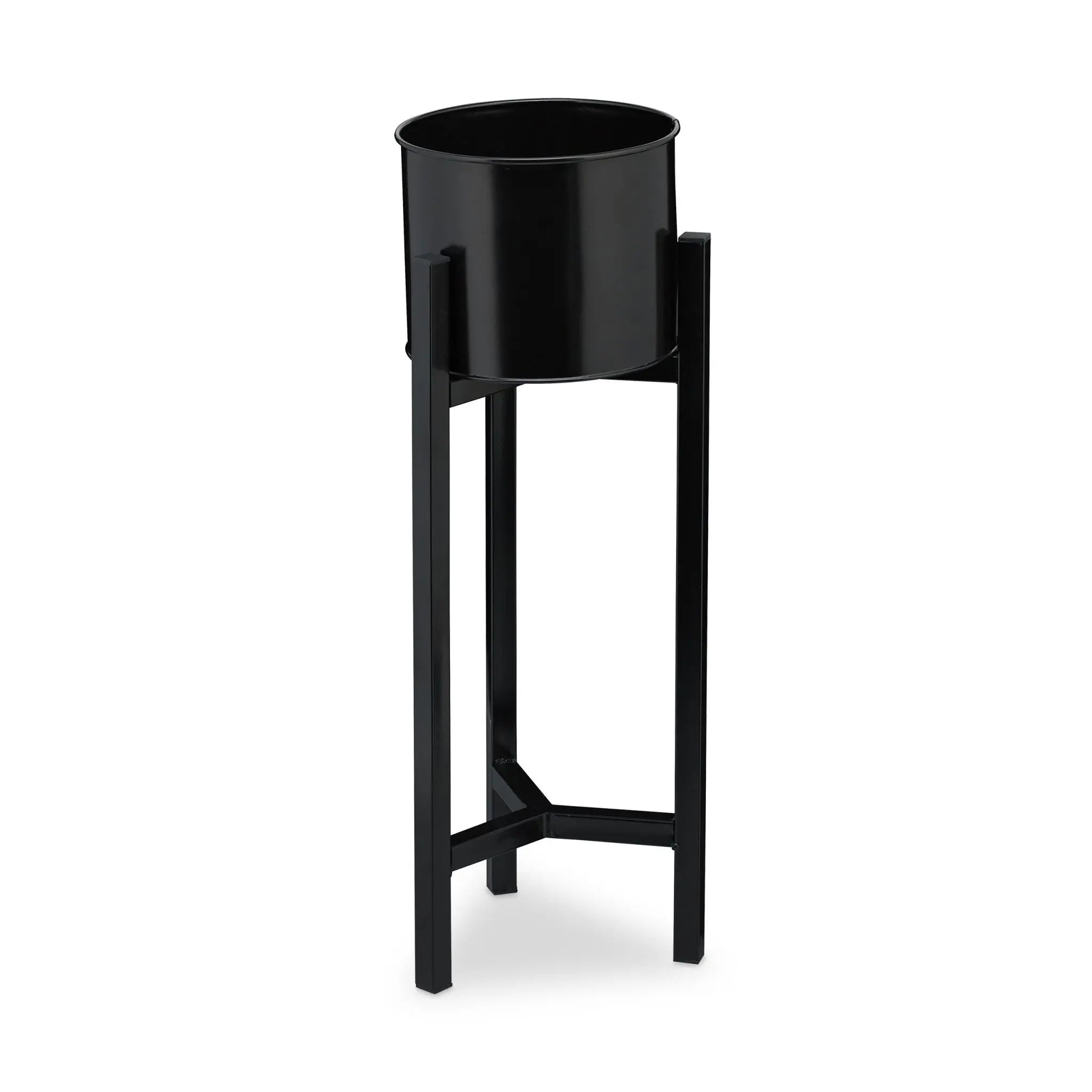 Blumentopf Ständer Schwarz von Relaxdays
