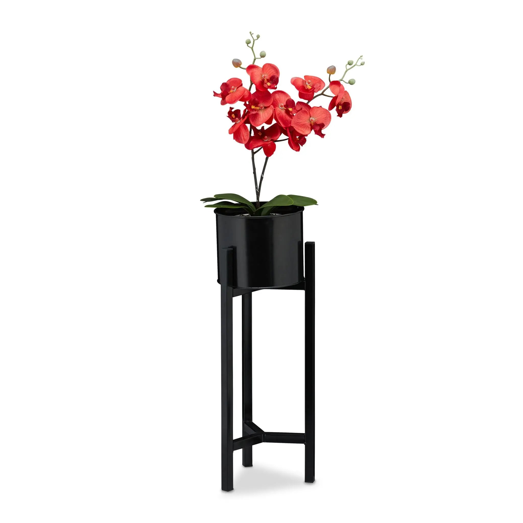 Blumentopf Ständer Schwarz von Relaxdays