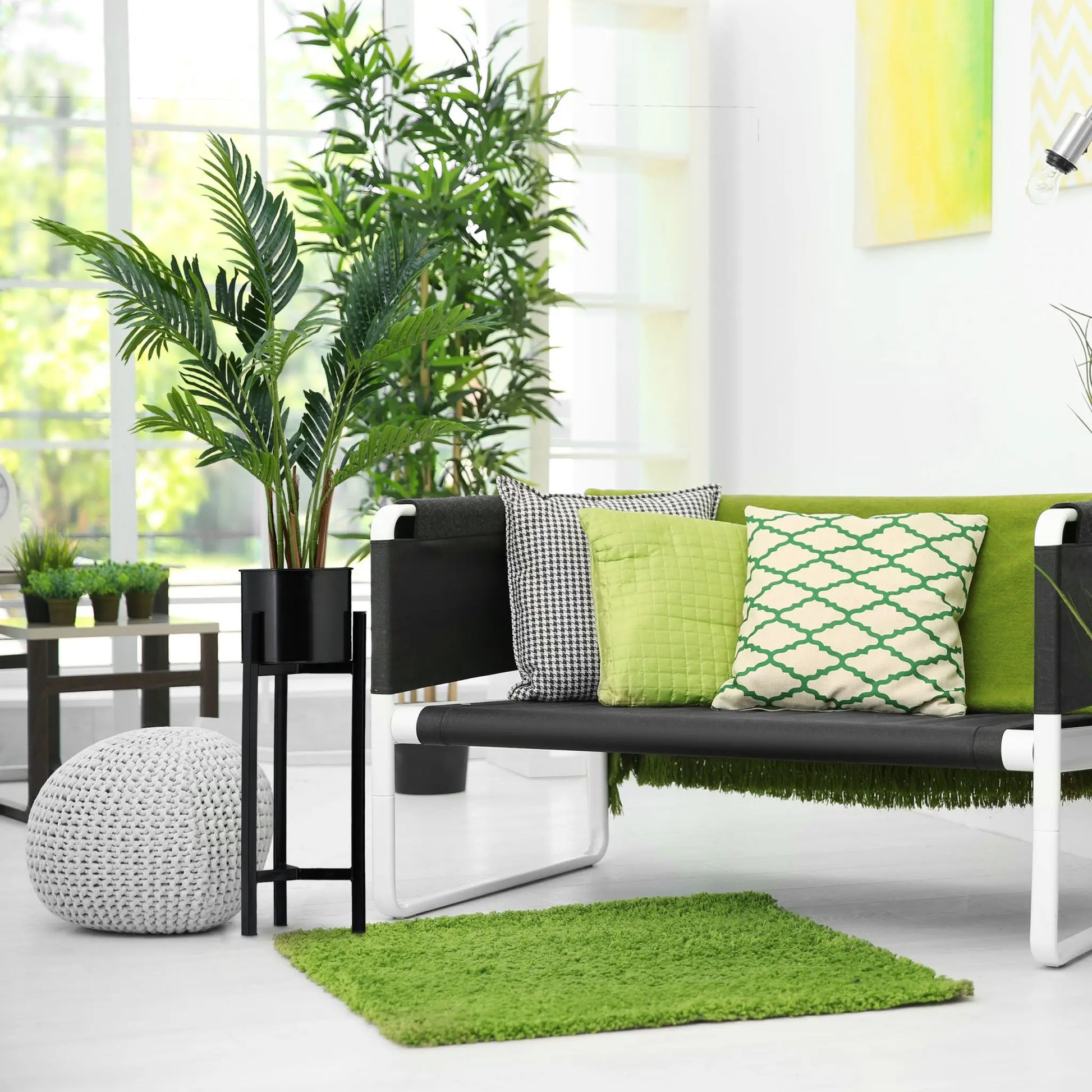 Blumentopf Ständer Schwarz von Relaxdays