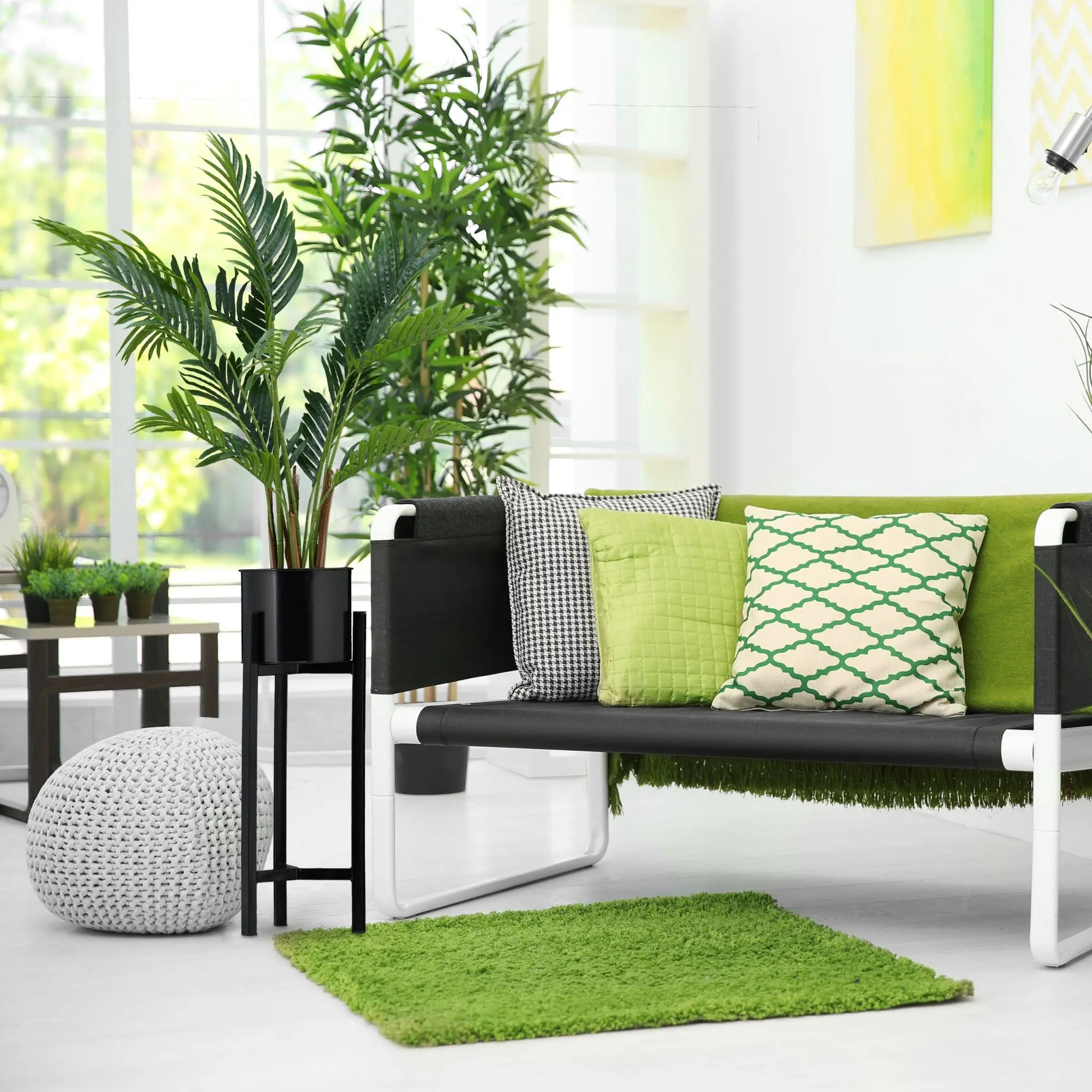 Blumentopf Ständer Schwarz von Relaxdays