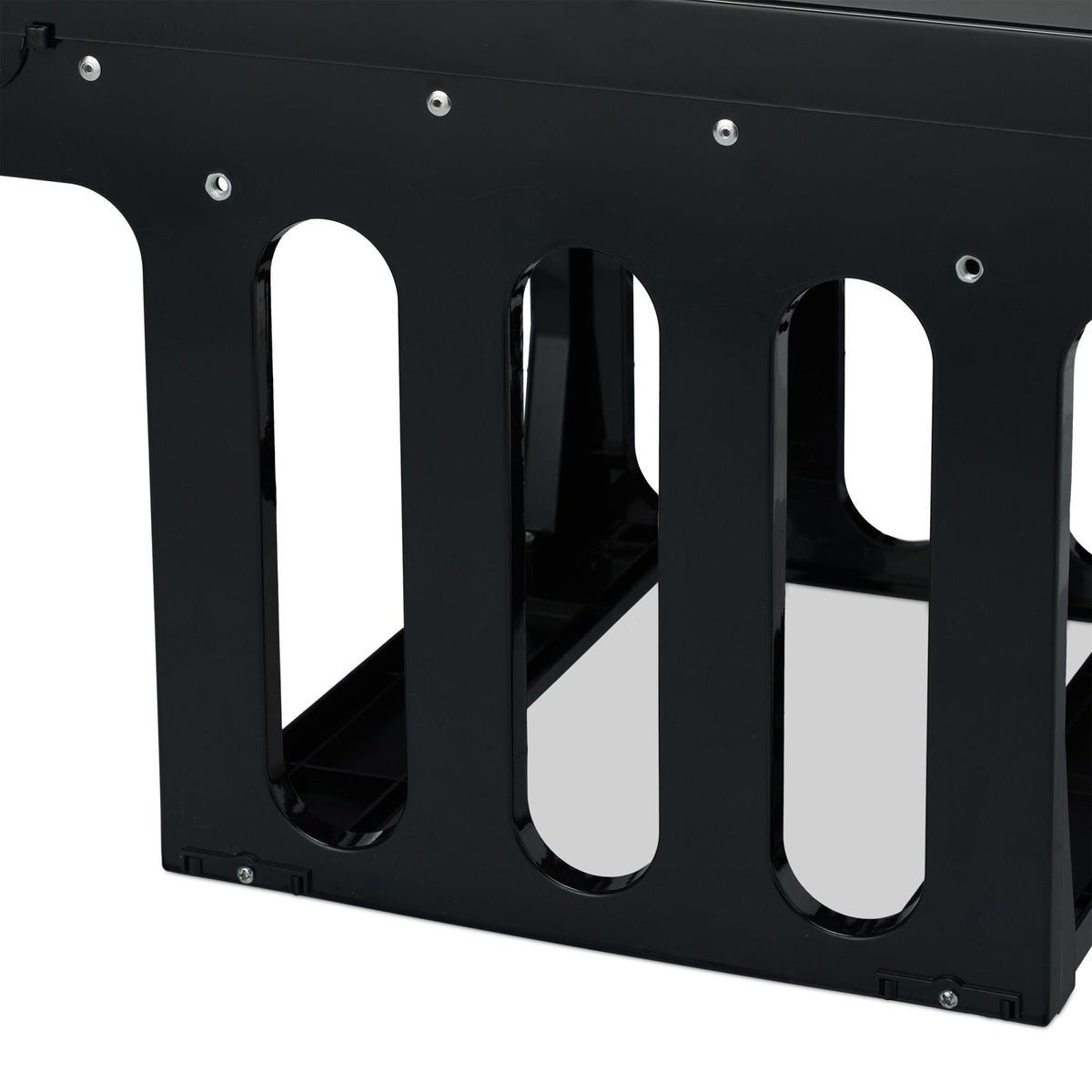Einbaumülleimer 2x15L schwarz Schwarz von Relaxdays