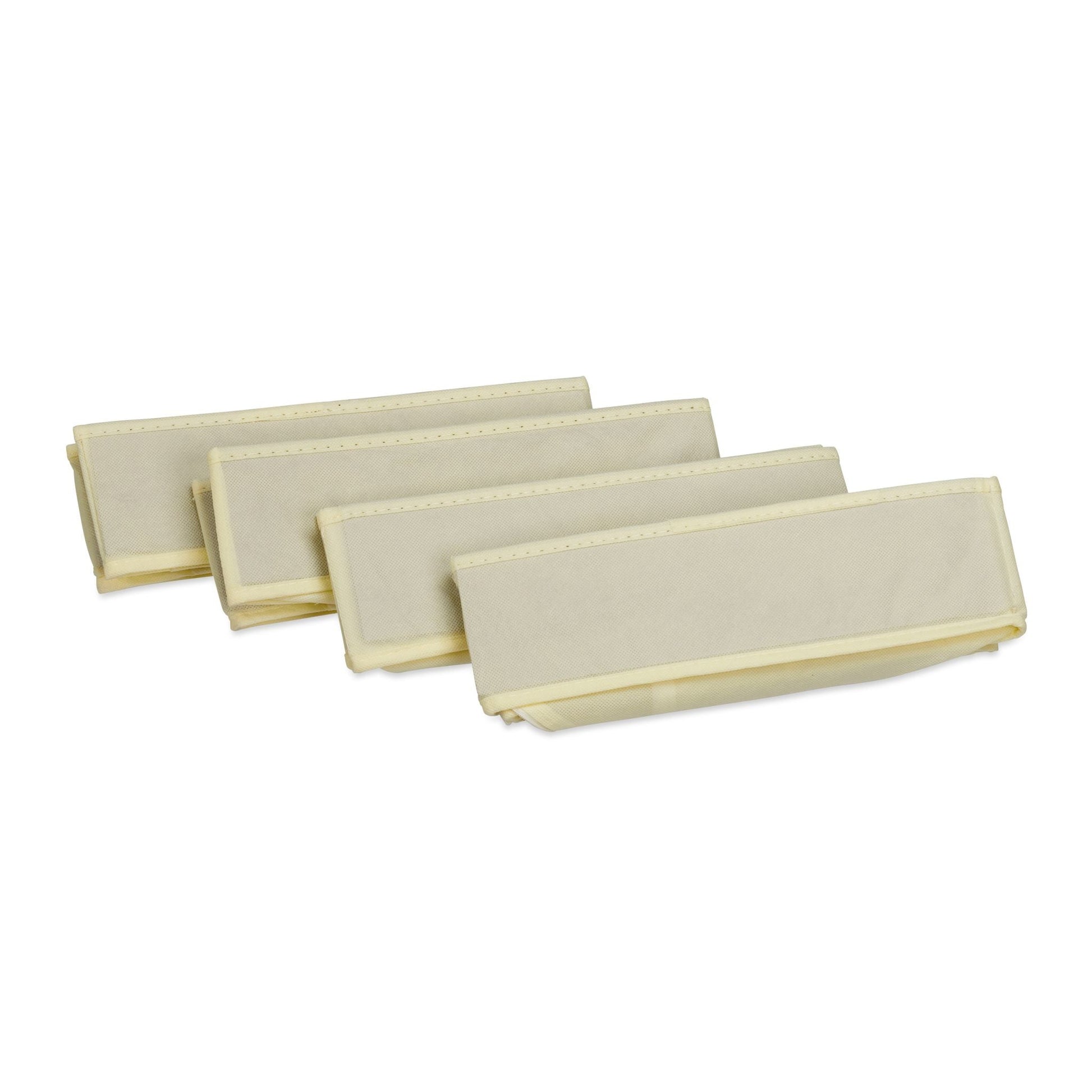 Unterwäscheorganiser 4er-Set Beige von Relaxdays