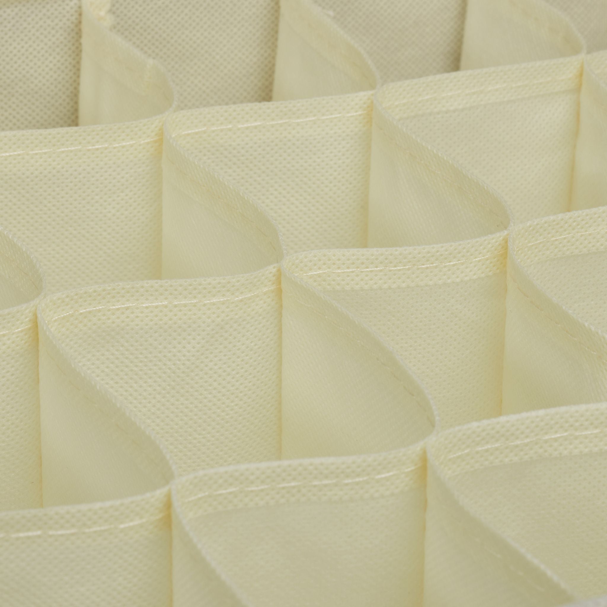Unterwäscheorganiser 4er-Set Beige von Relaxdays