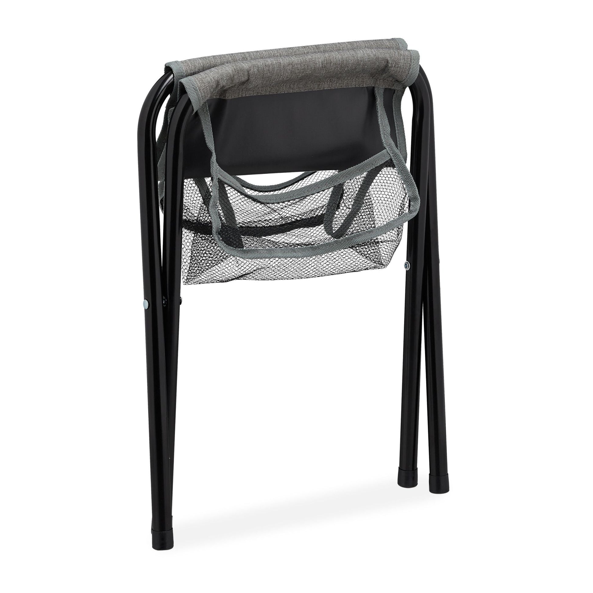 Campinghocker faltbar mit Tasche Grau von Relaxdays