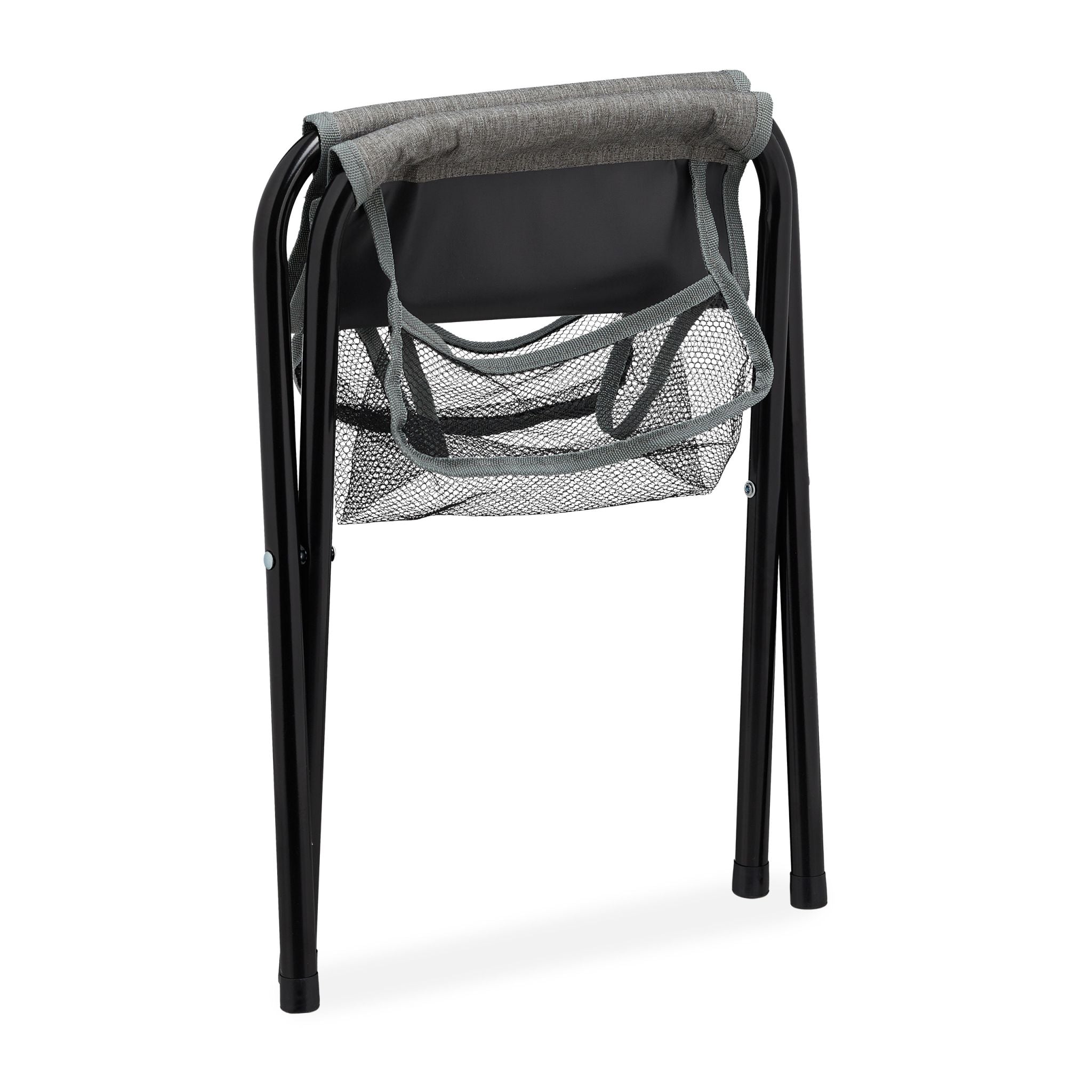 Campinghocker faltbar mit Tasche Grau von Relaxdays