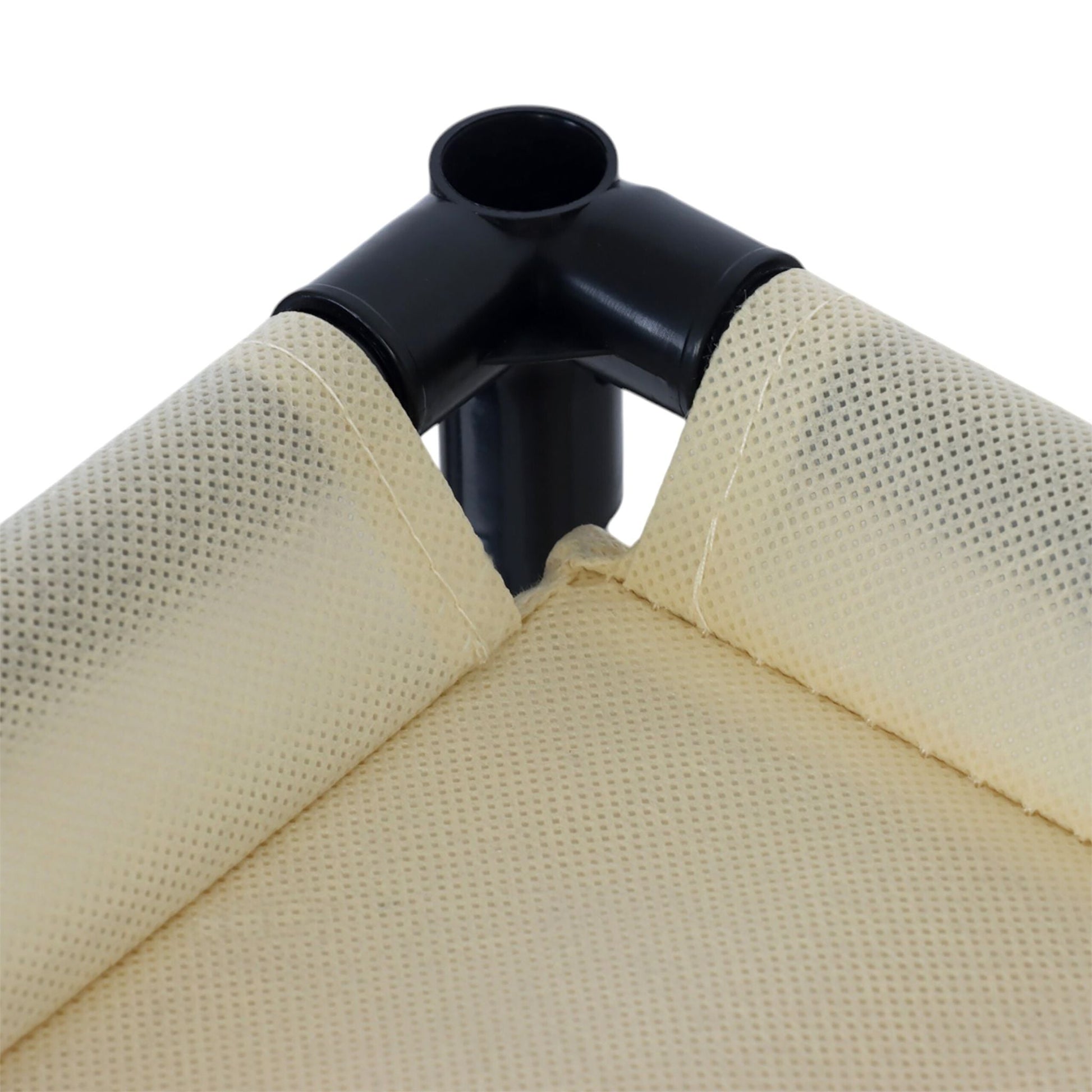 Camping Schuhregal 16 Fächer Beige-Schwarz von Relaxdays