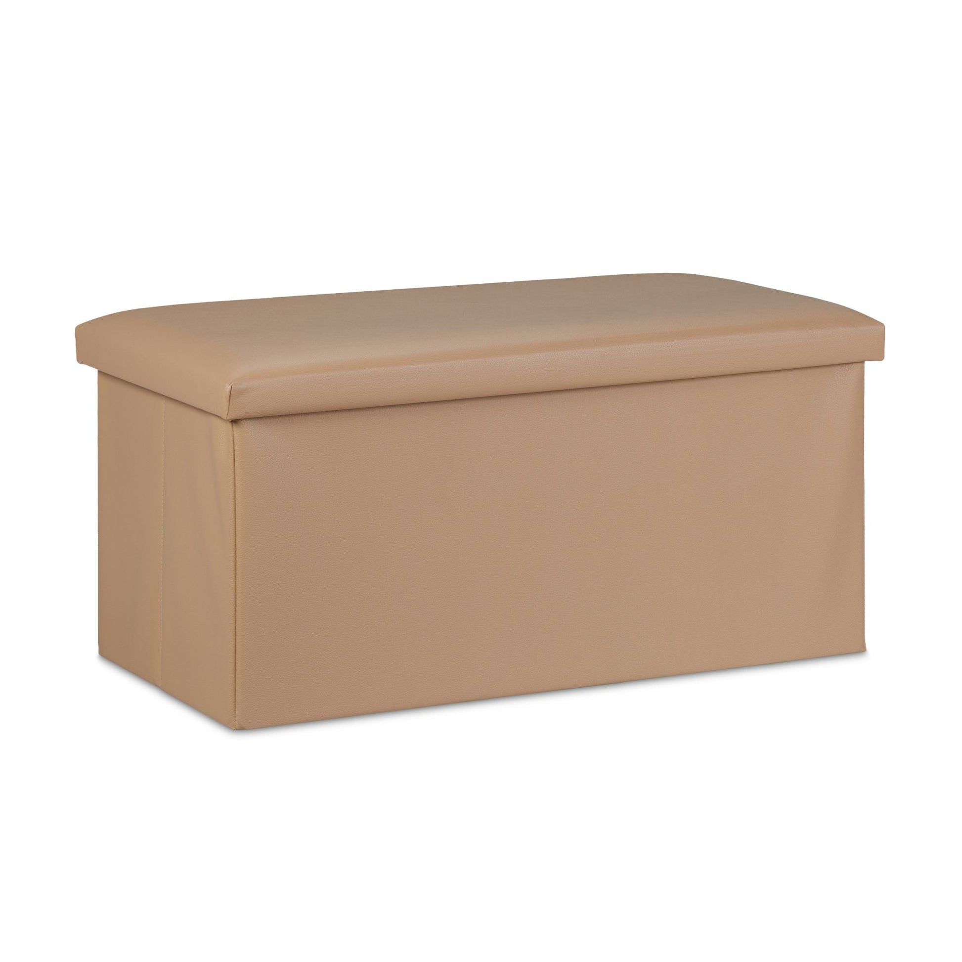 Sitzbank Kunstleder Beige von Relaxdays