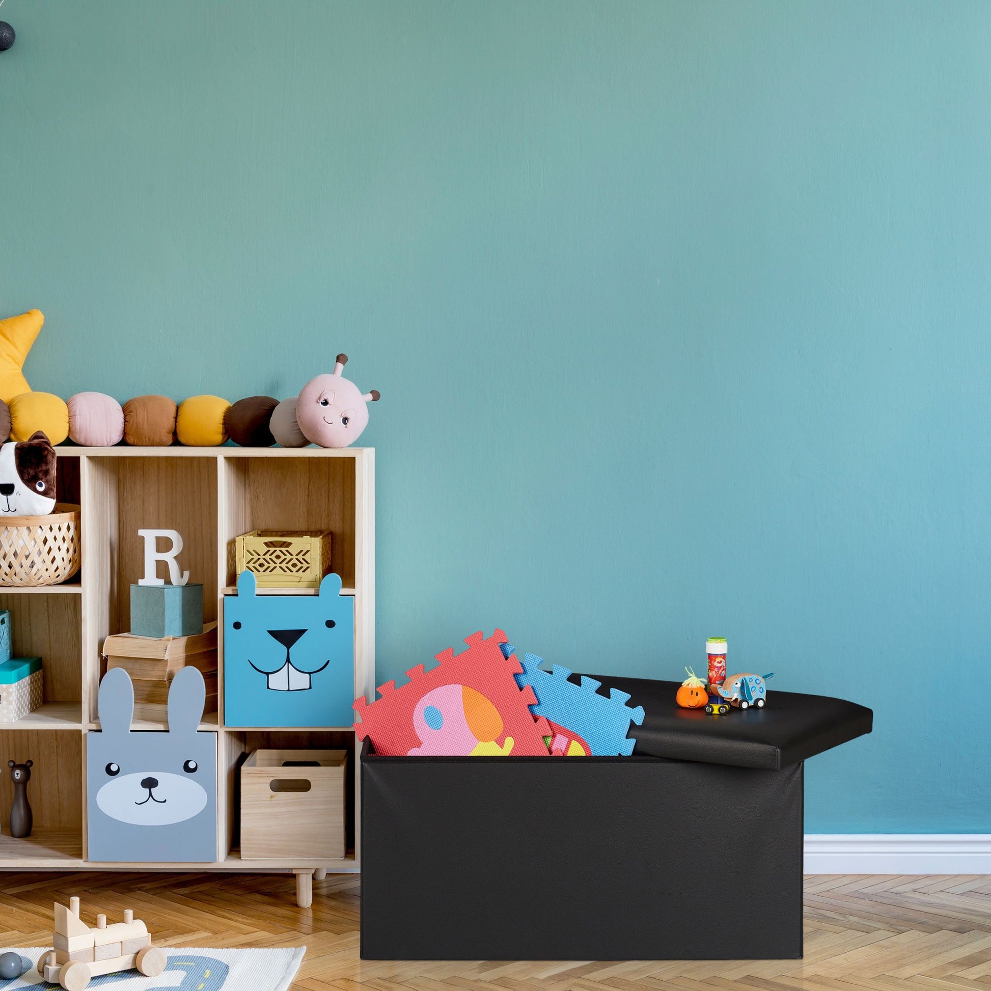 Sitzbank Kunstleder Beige von Relaxdays