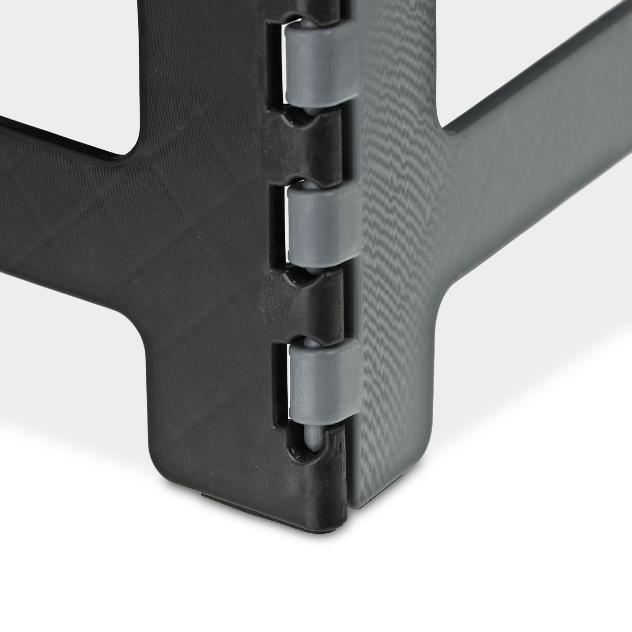 Klapphocker faltbar M Schwarz-Grau von Relaxdays