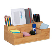 Schreibtisch Organizer Bambus Hellbraun von Relaxdays