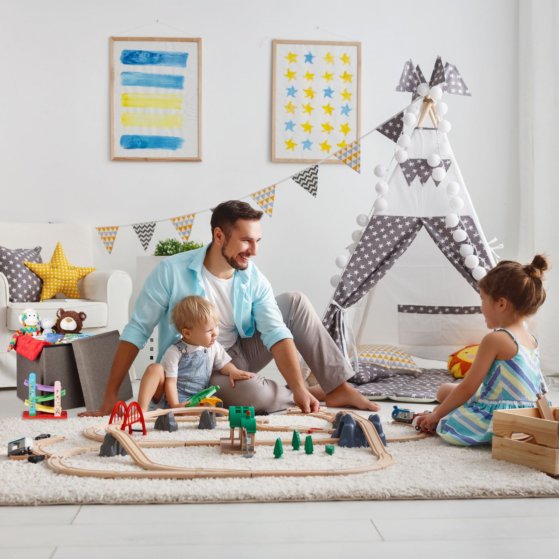 Sitzhocker mit Stauraum Anthrazit von Relaxdays