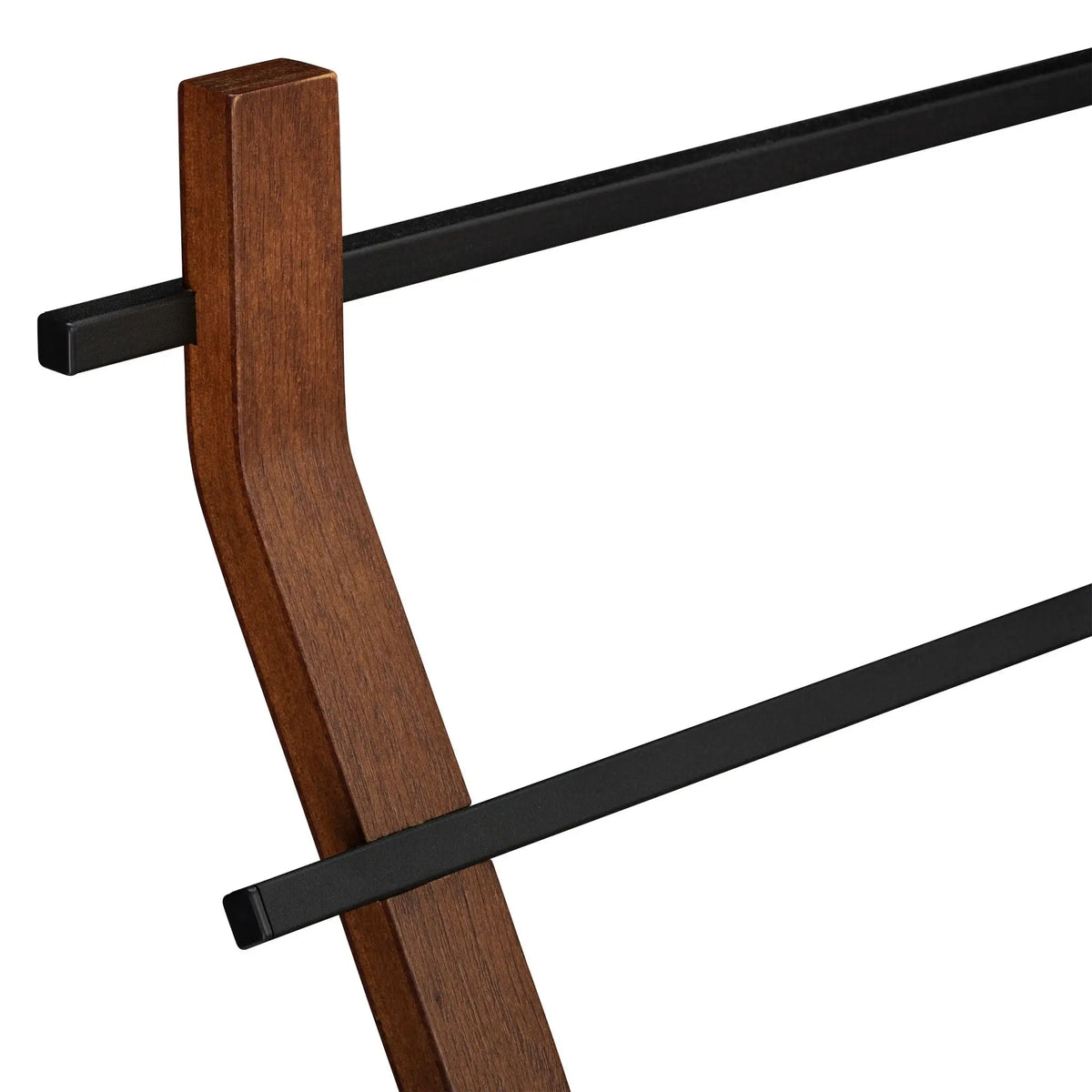 Handtuchhalter stehend Braun-Schwarz von Relaxdays
