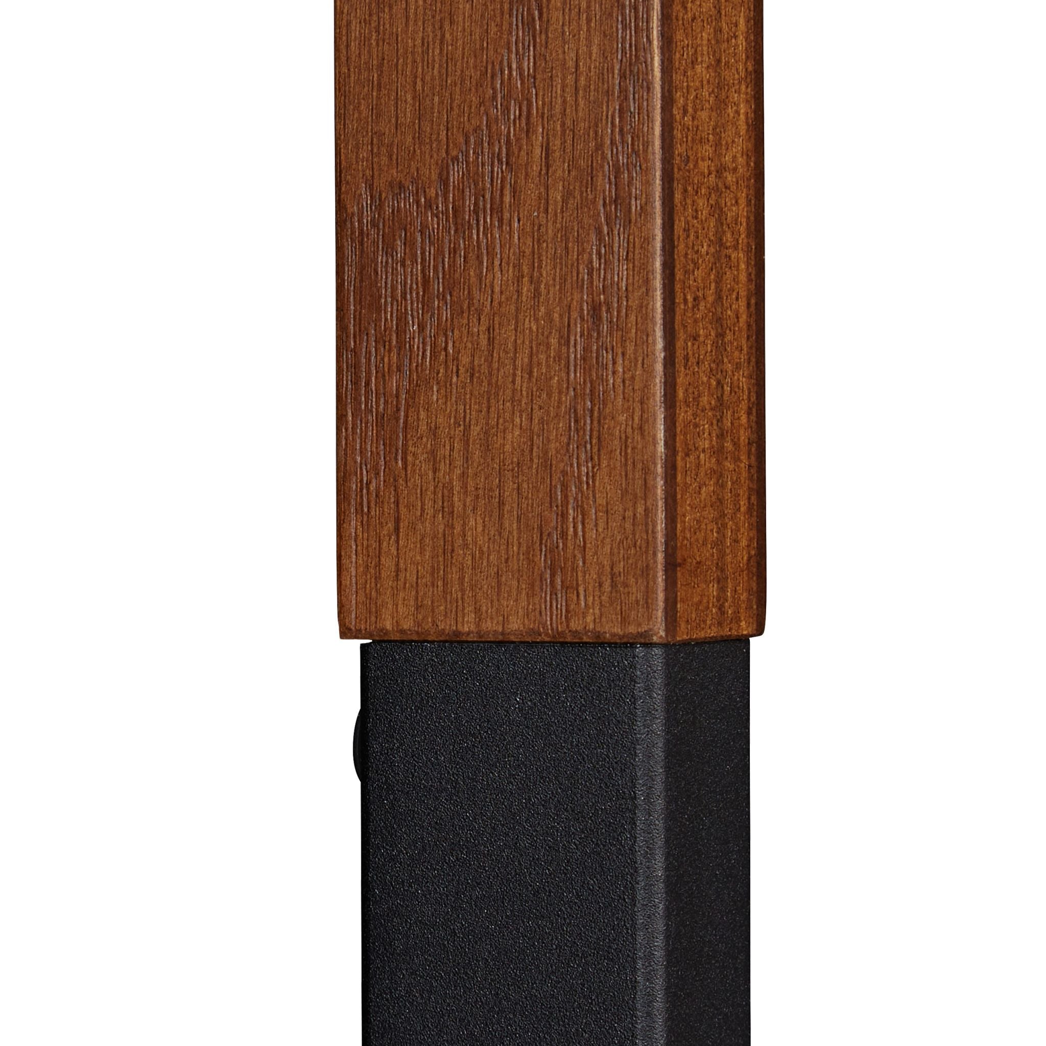 Herrendiener Holz & Metall Braun-Schwarz von Relaxdays