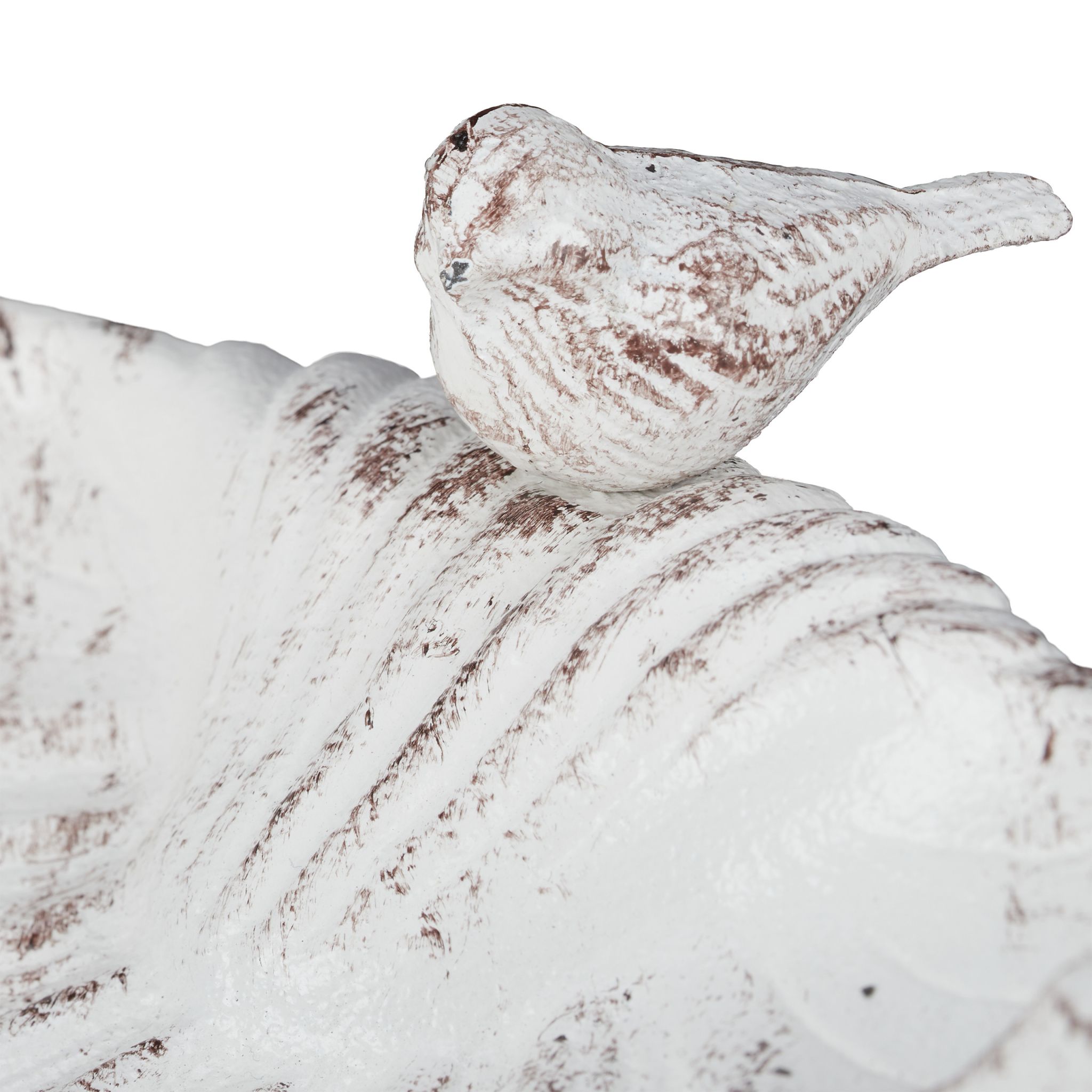 Vogeltränke Gusseisen Weiss