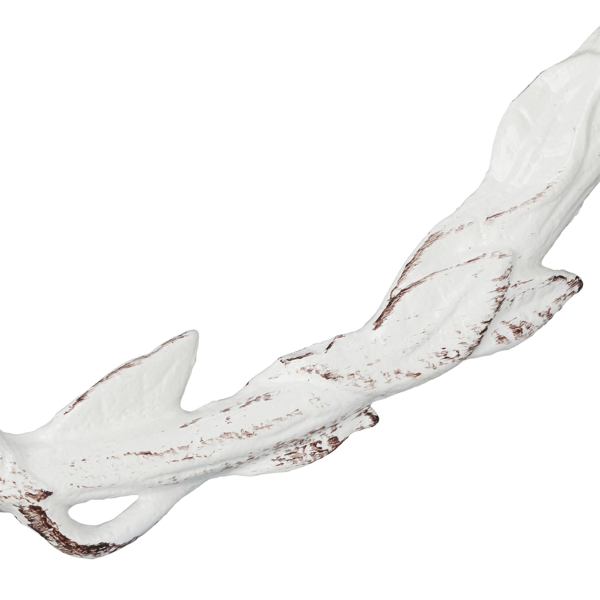 Vogeltränke Blüte Gusseisen Weiss