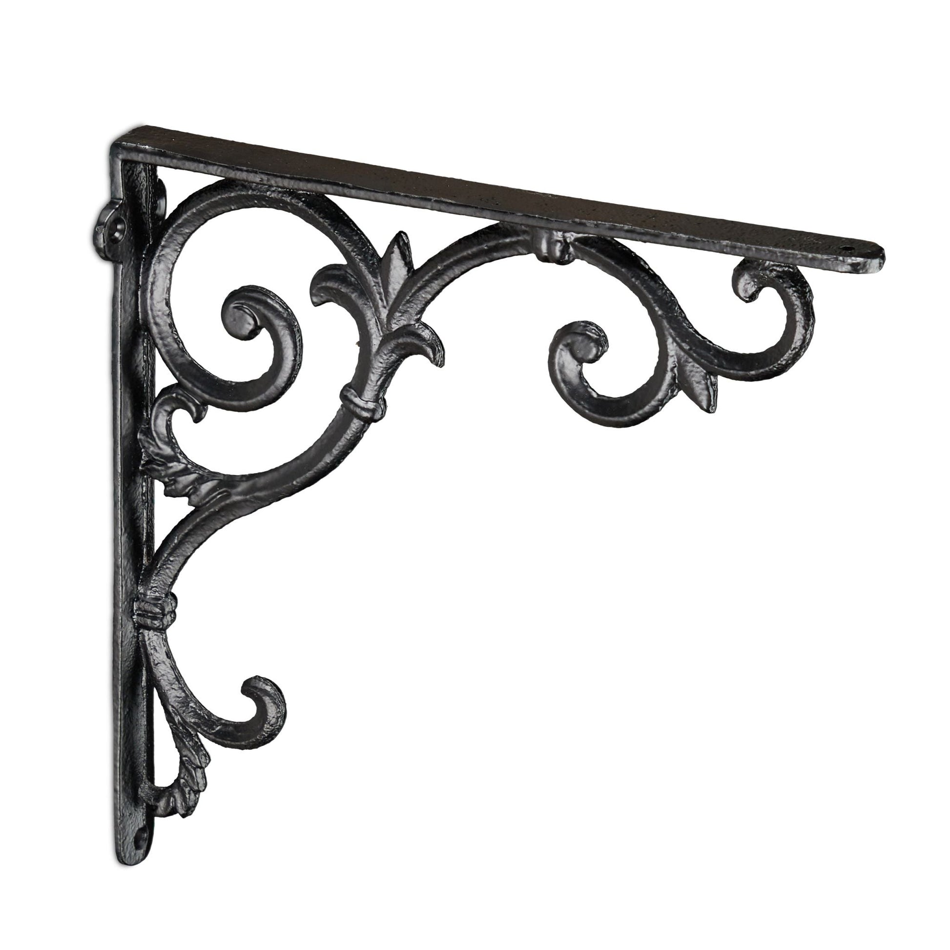 Regalwinkel antik 2er-Set Schwarz von Relaxdays
