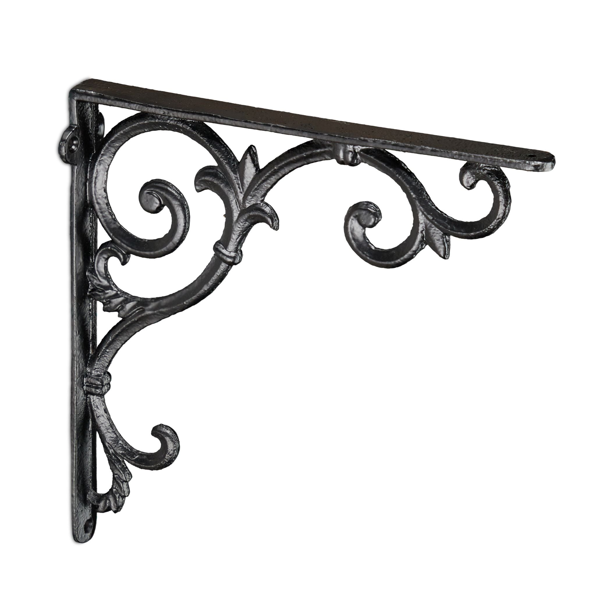 Regalwinkel antik 2er-Set Schwarz von Relaxdays