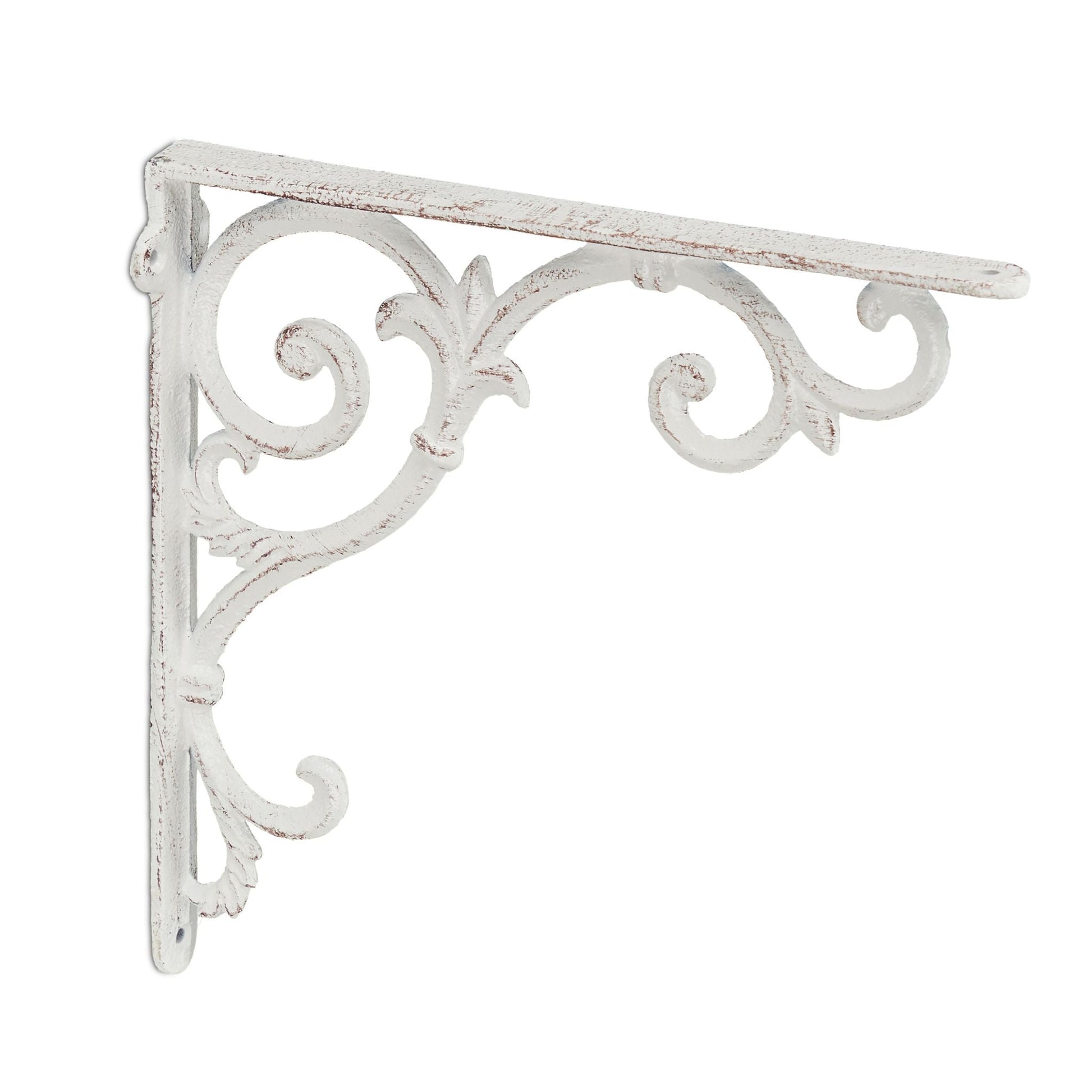 Regalwinkel antik 2er-Set Weiss von Relaxdays