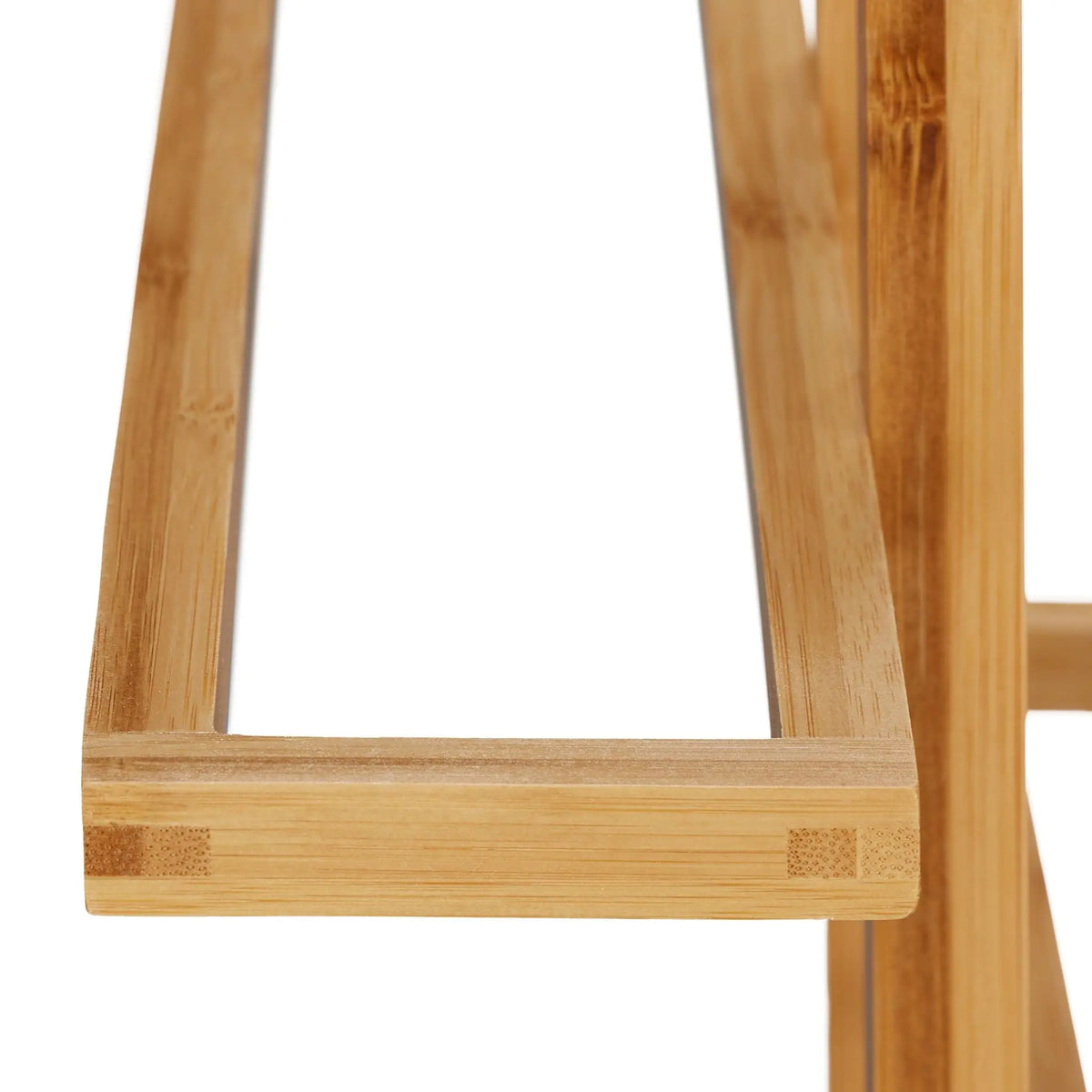 Bambus Handtuchhalter stehend Hellbraun von Relaxdays