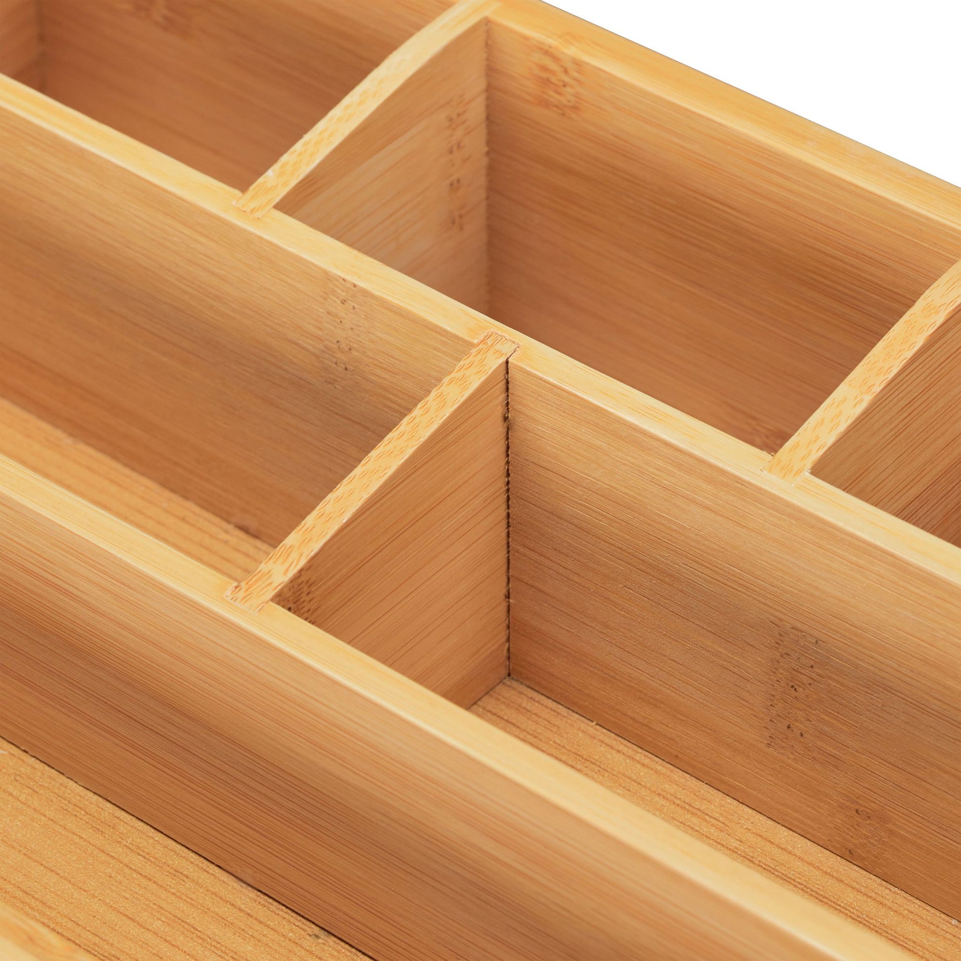 Schreibtisch Organizer Bambus Hellbraun von Relaxdays