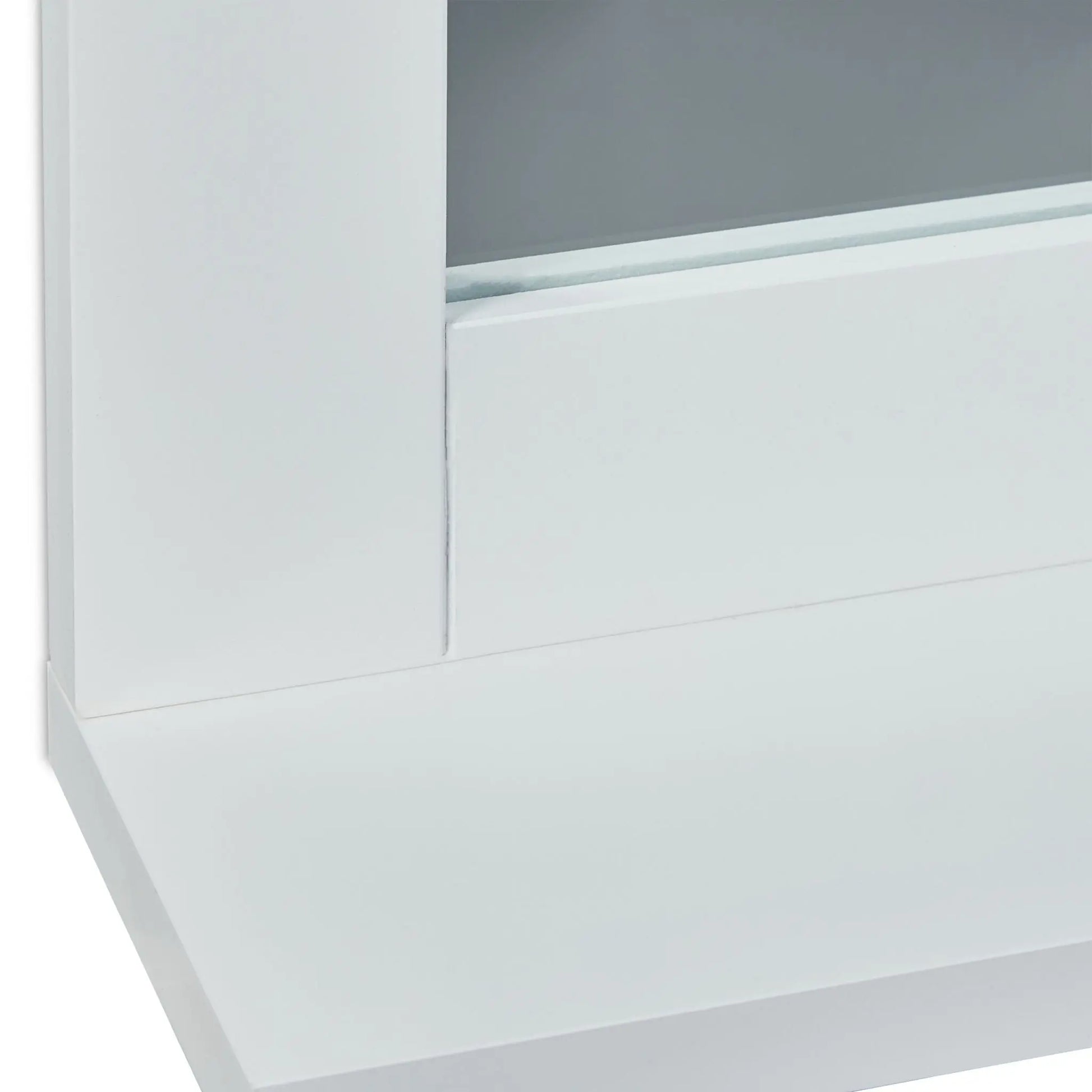 Wandspiegel mit Ablage weiss Weiss von Relaxdays