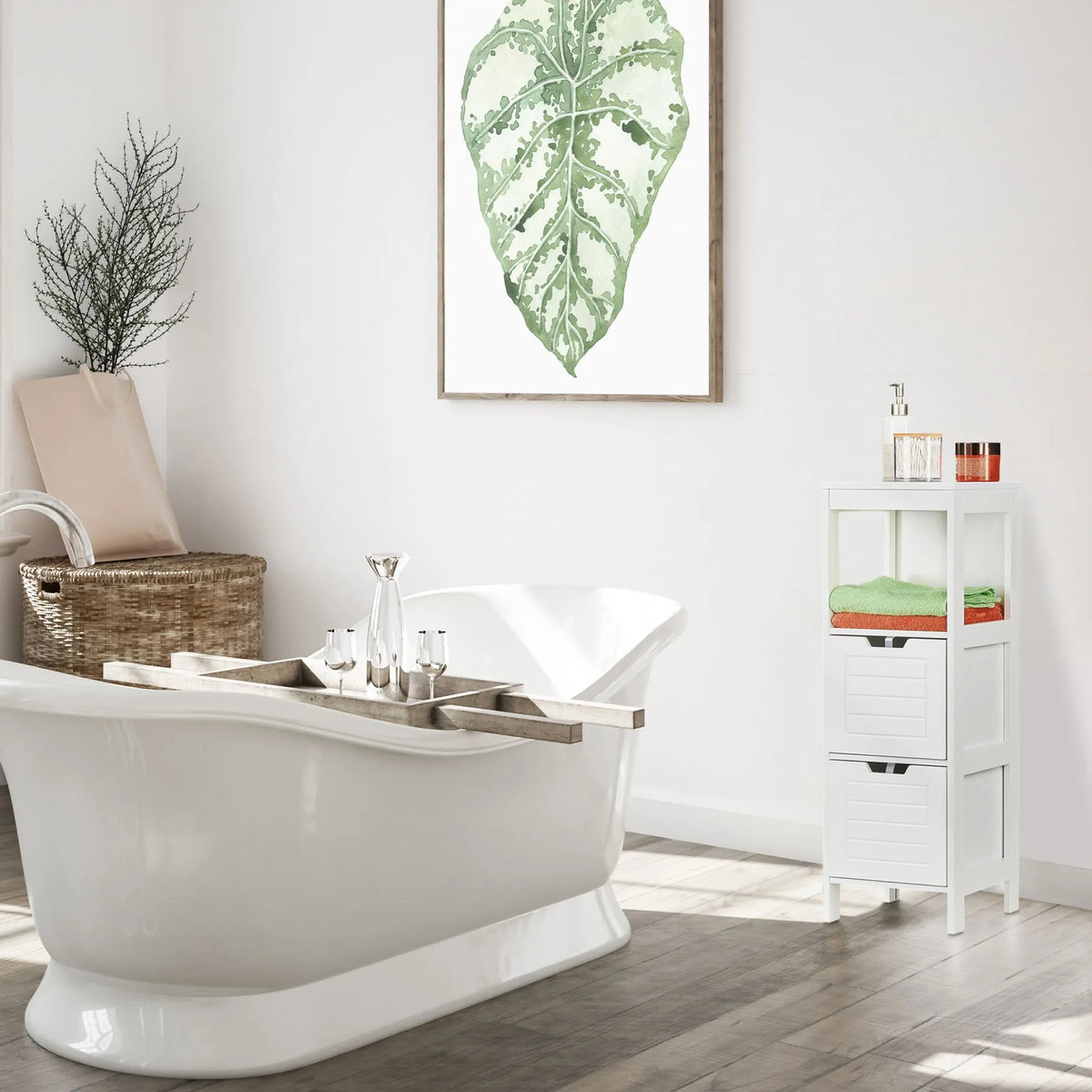 Badezimmerschrank Weiss von Relaxdays