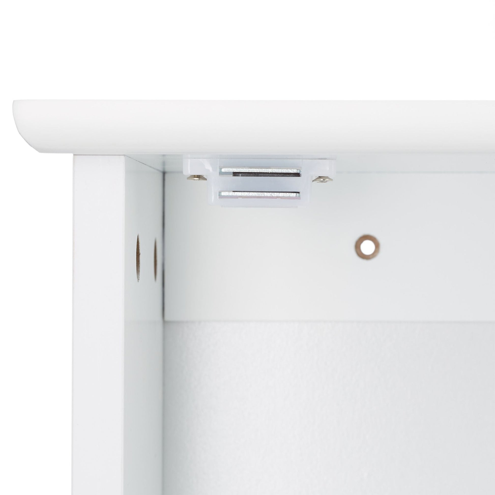 Badschrank mit geringer Tiefe Weiss von Relaxdays