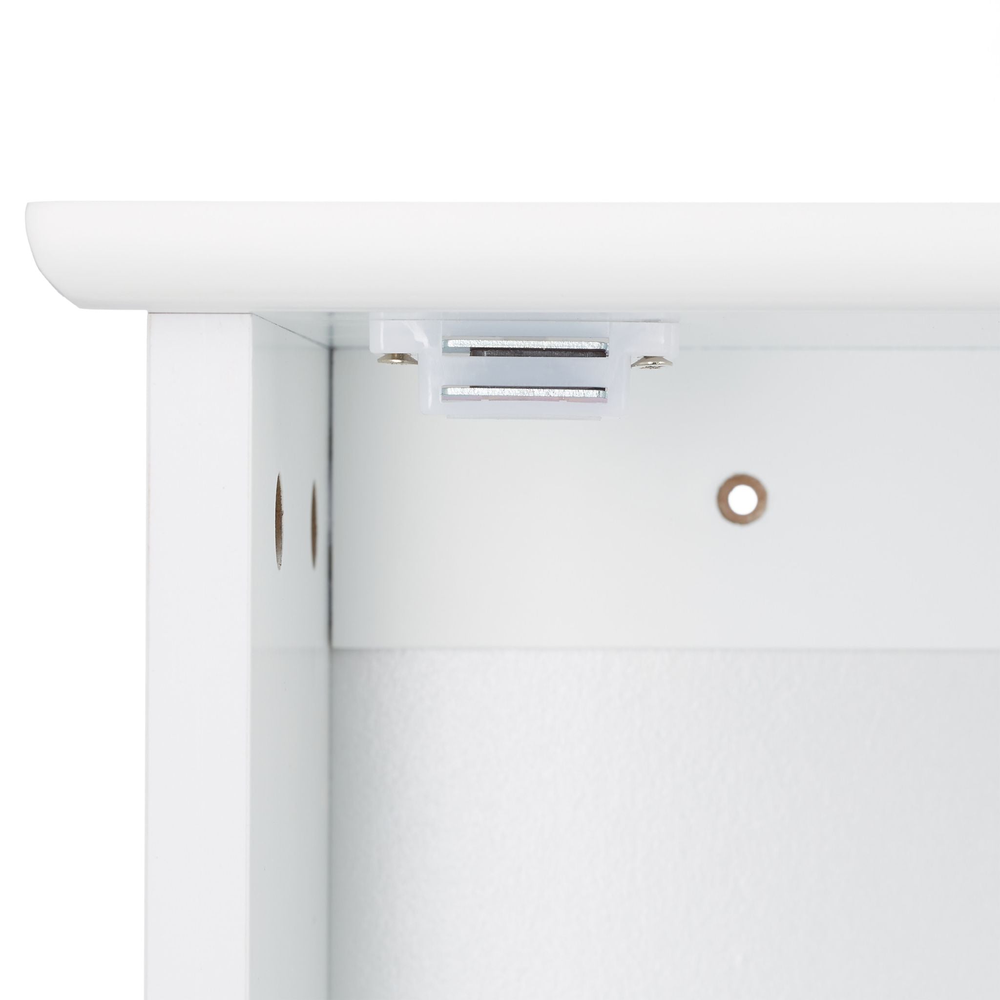 Badschrank mit geringer Tiefe Weiss von Relaxdays