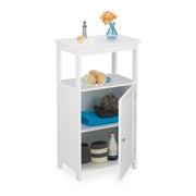 Badschrank mit 3 Fächern Weiss von Relaxdays