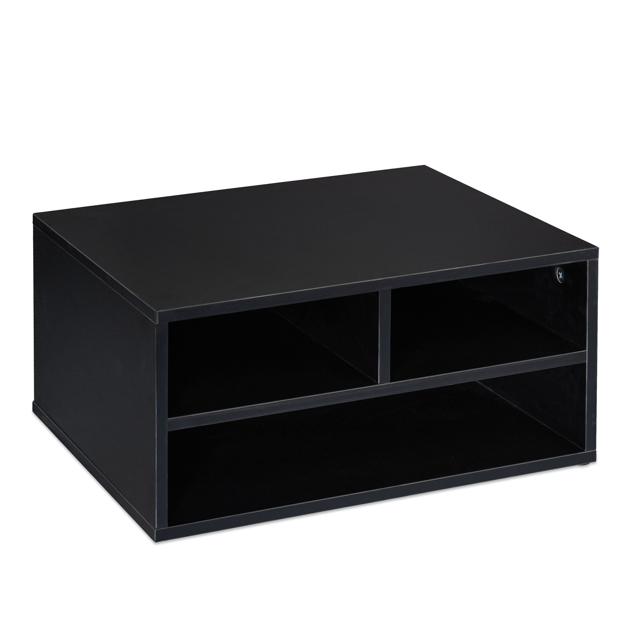 Druckerständer Schreibtisch Schwarz von Relaxdays