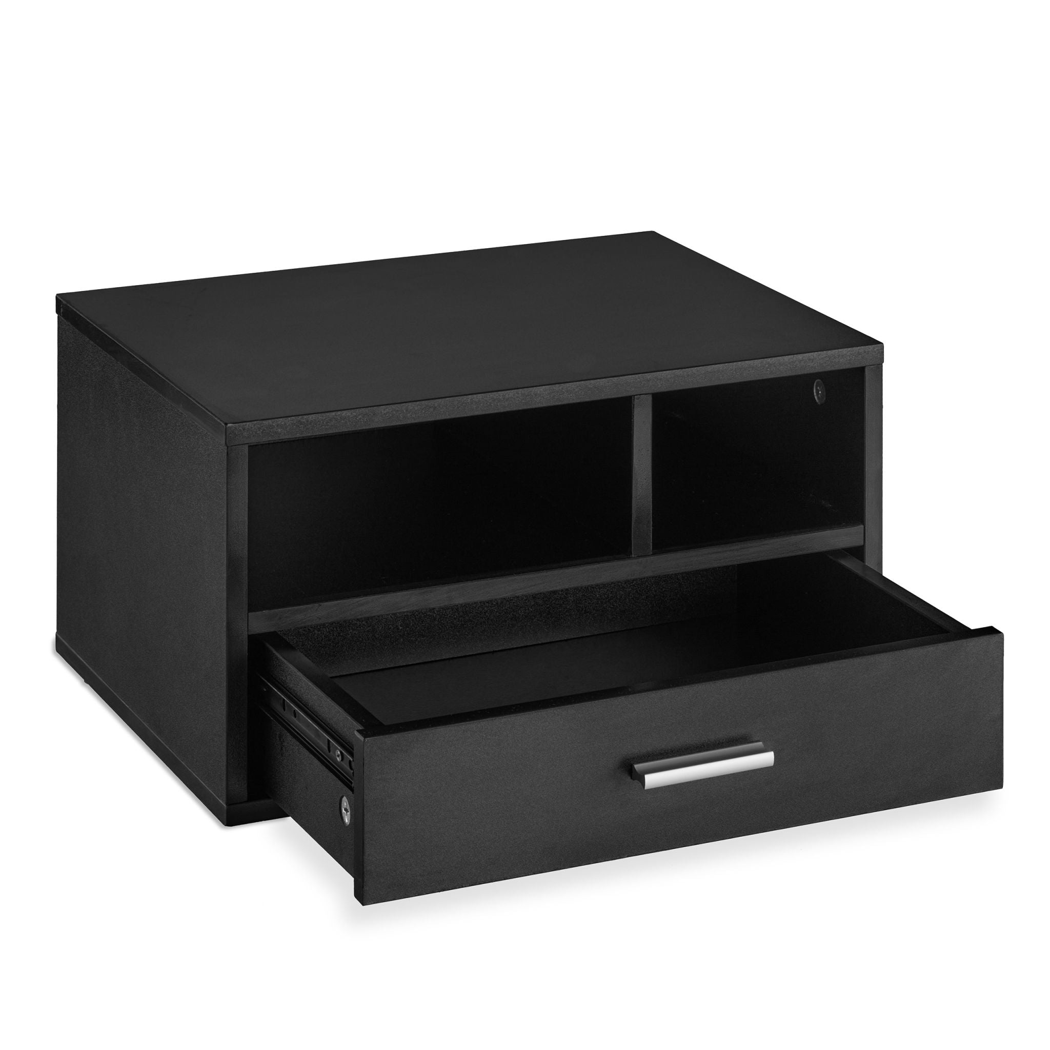 Druckerständer Schreibtisch Schwarz von Relaxdays