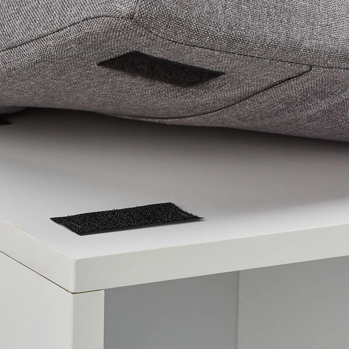Schuhbank mit 10 Fächern Weiss-Grau von Relaxdays