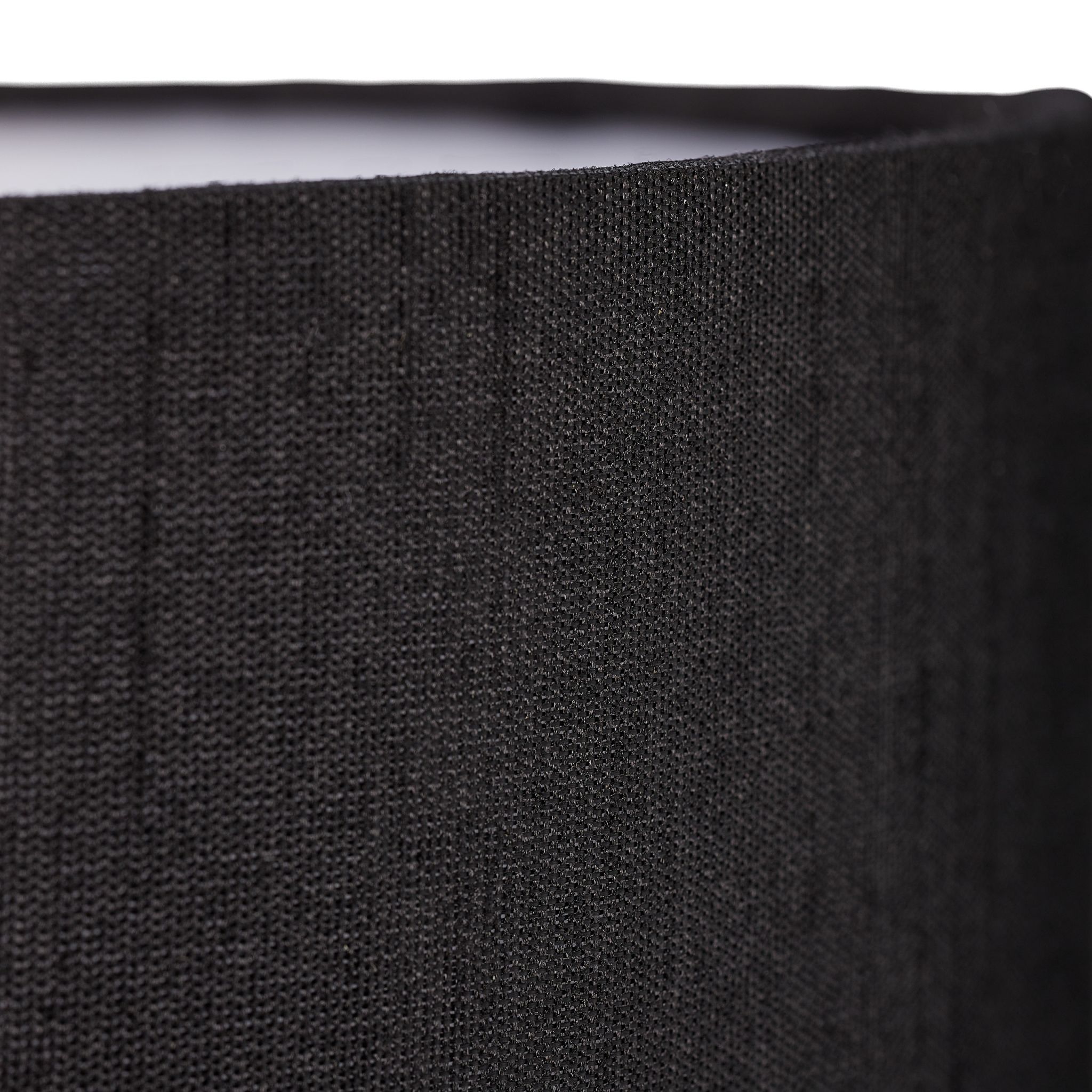 Wandleuchte mit Stoffschirm Gold-Schwarz von Relaxdays