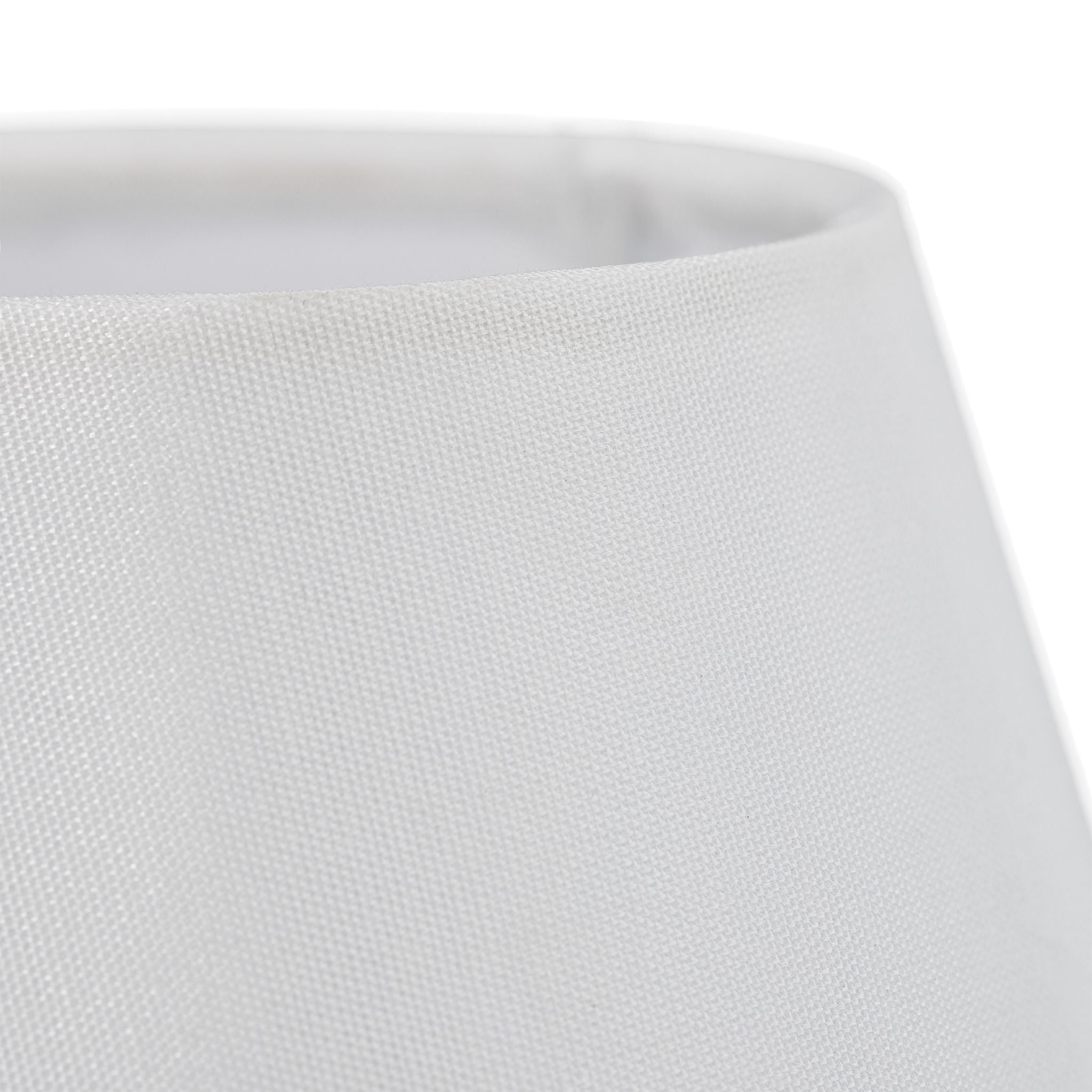 Wandlampe mit Schirm Weiss-Silber von Relaxdays