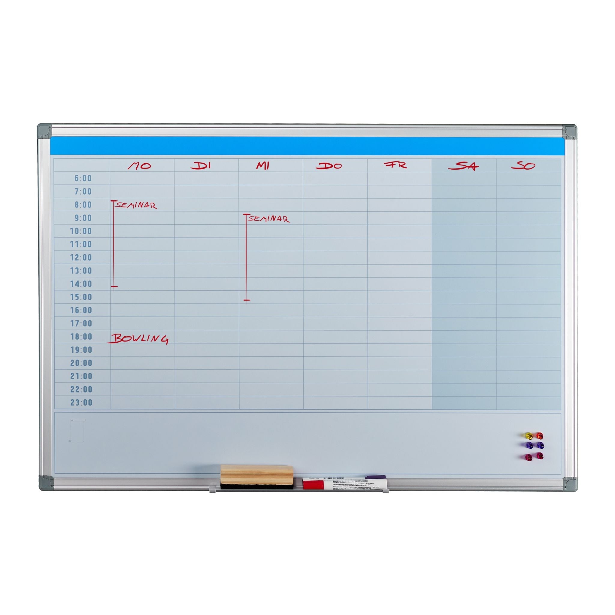 Whiteboard Planer Weiss
