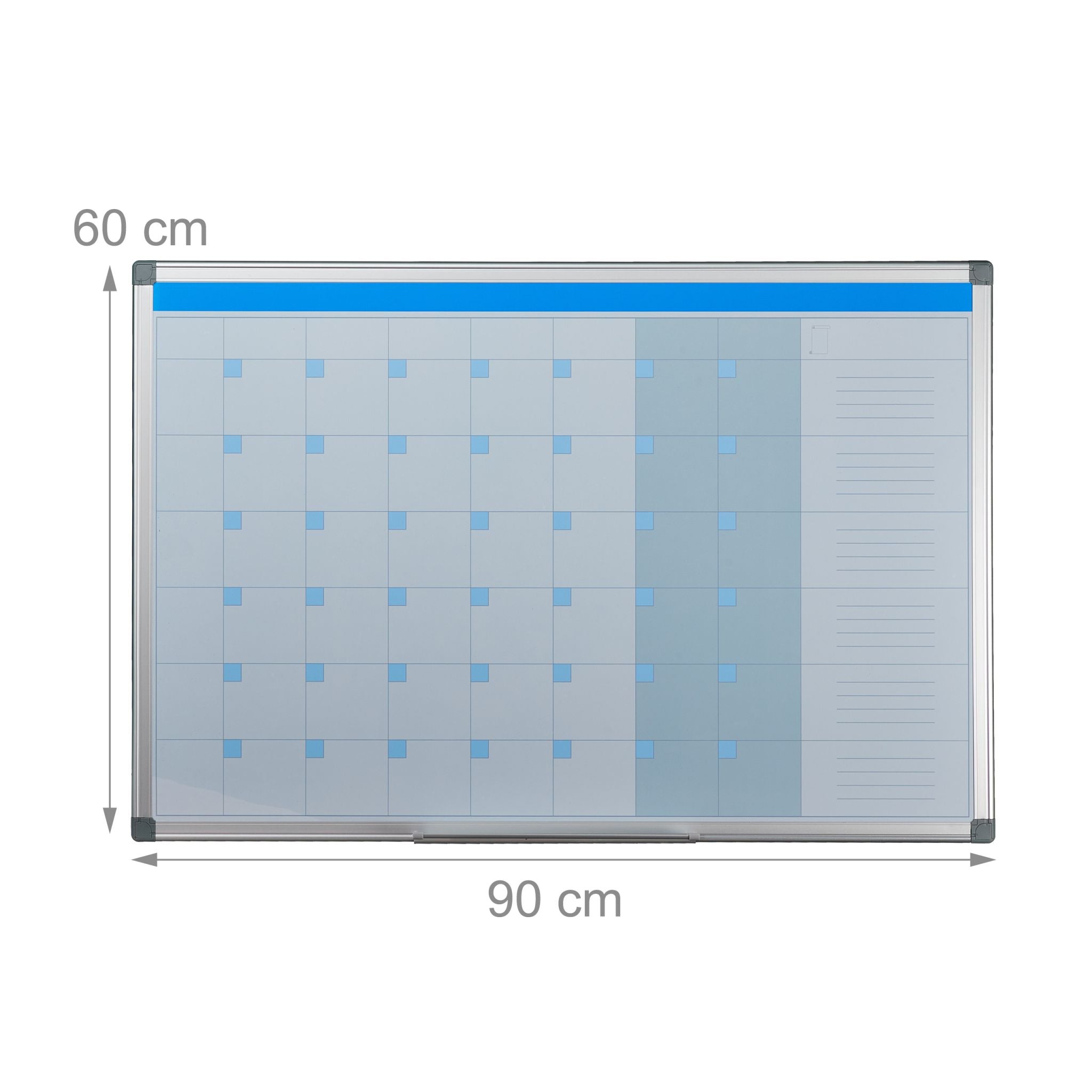 Whiteboard Planer Weiss von Relaxdays