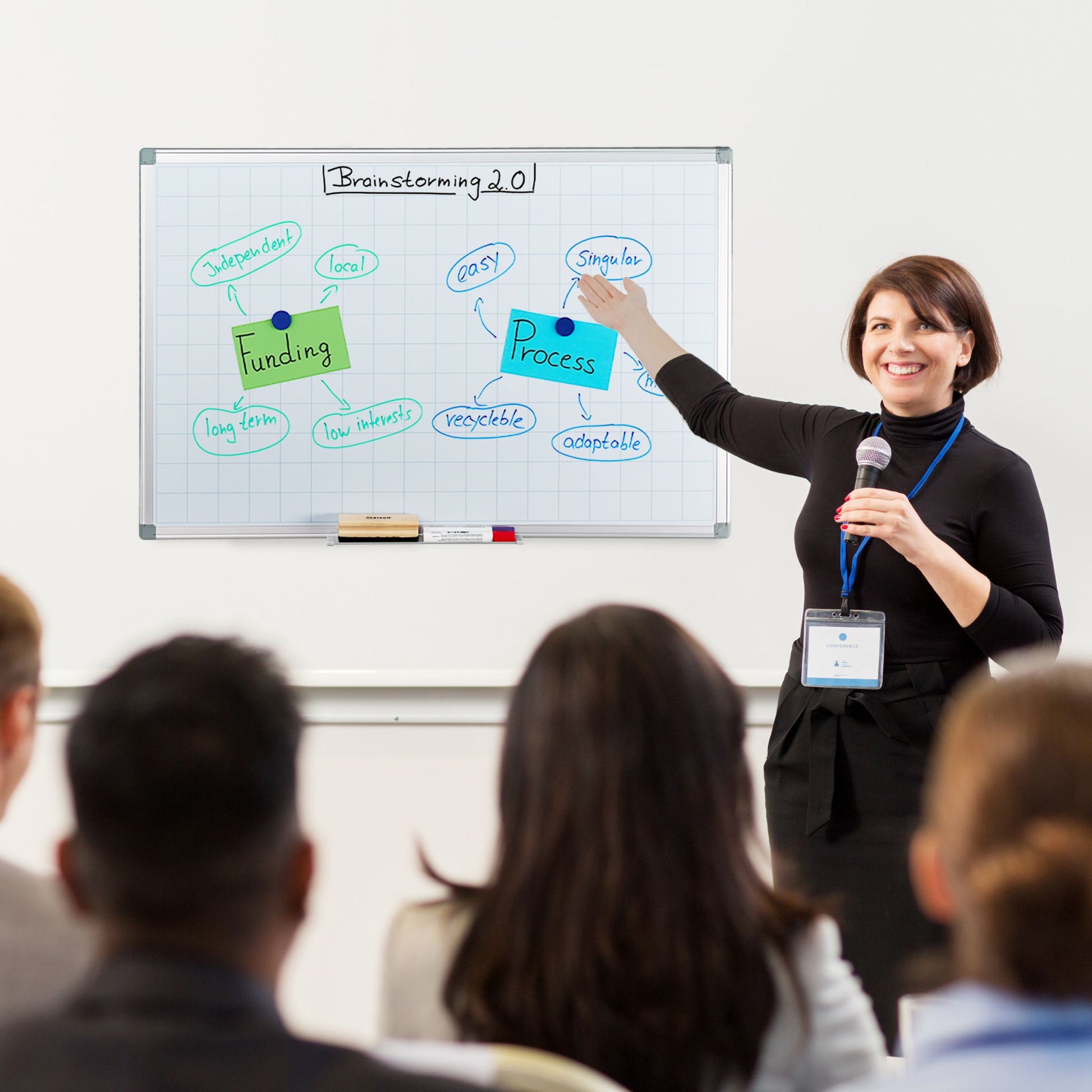 Whiteboard Planer Weiss von Relaxdays