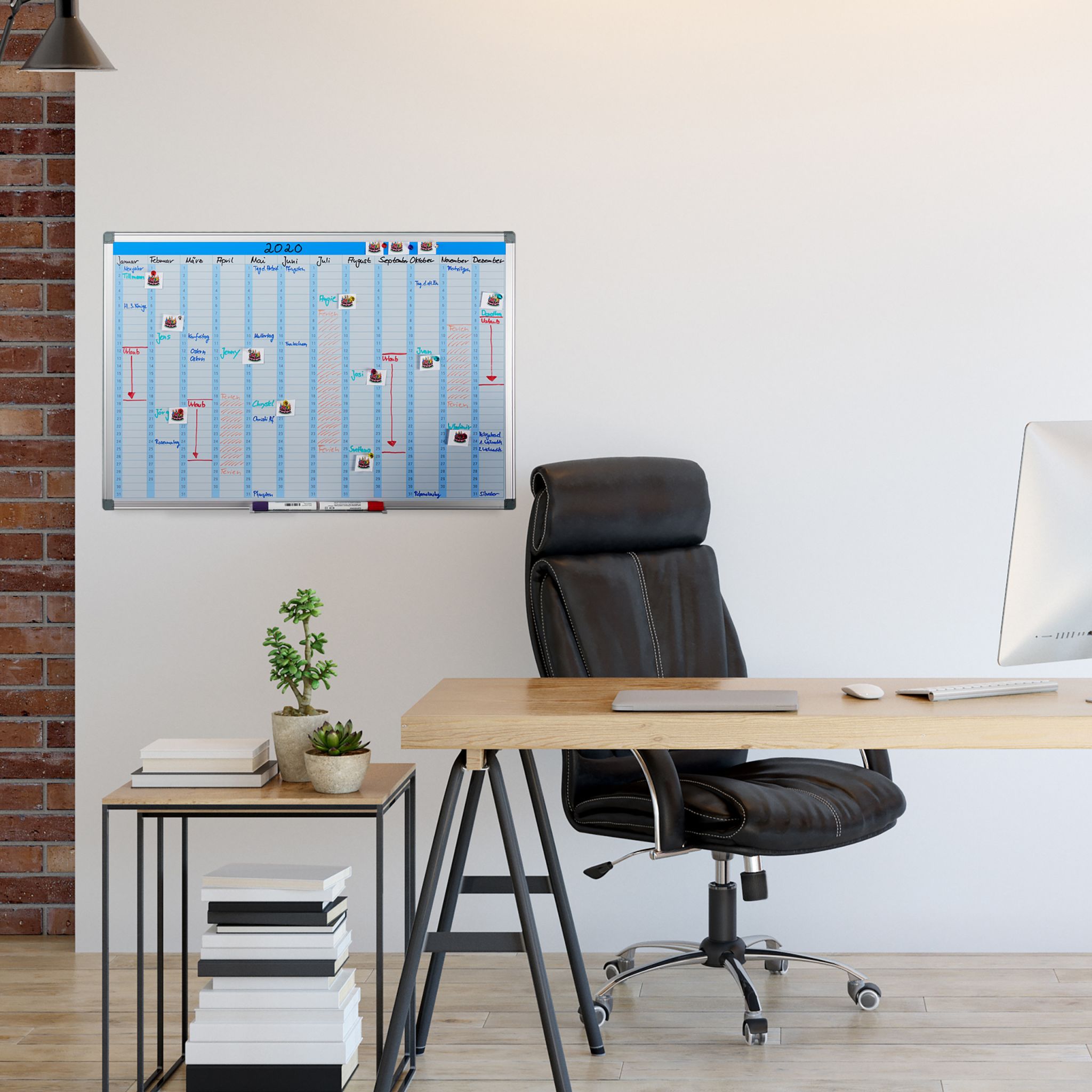 Whiteboard Planer Weiss