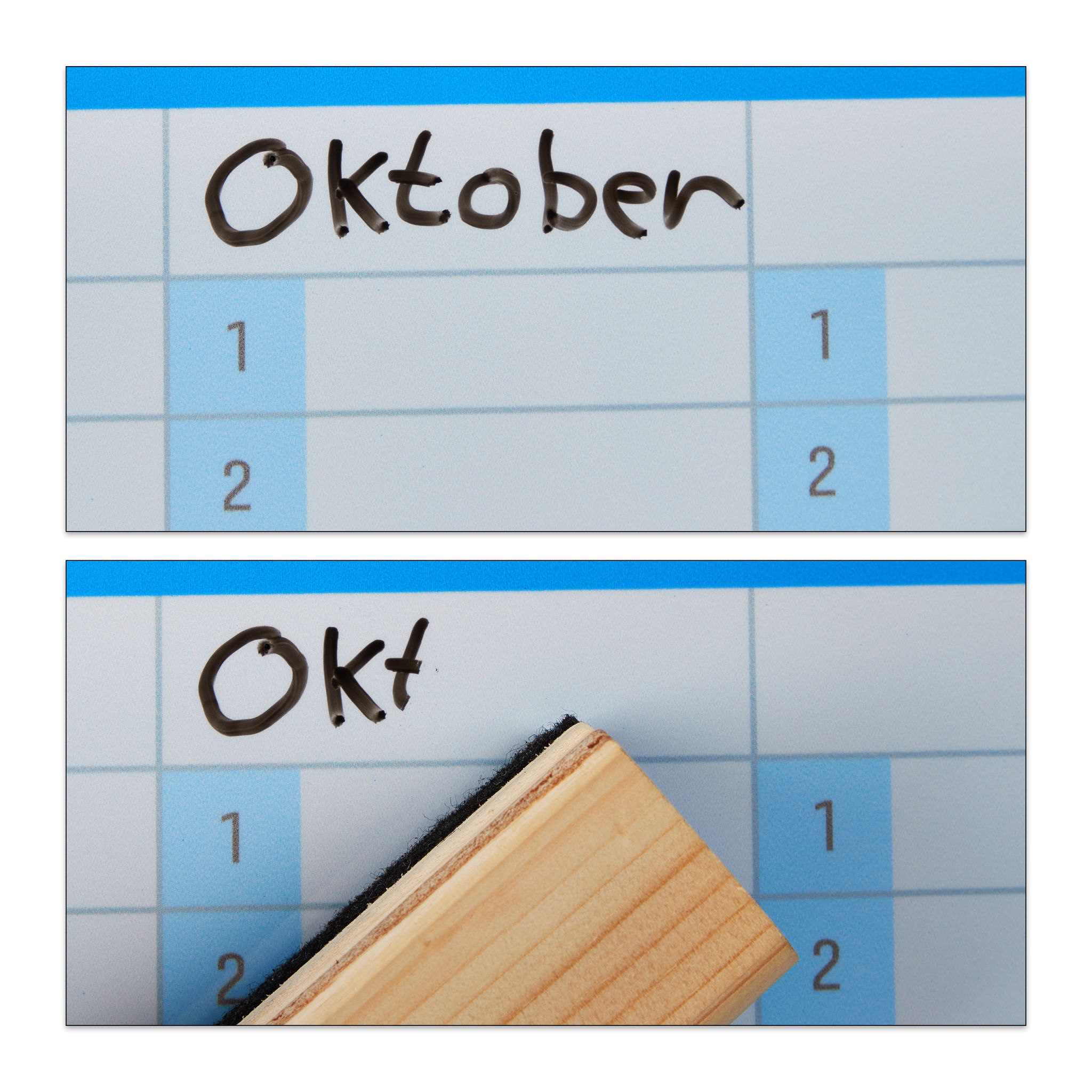 Whiteboard Planer Weiss