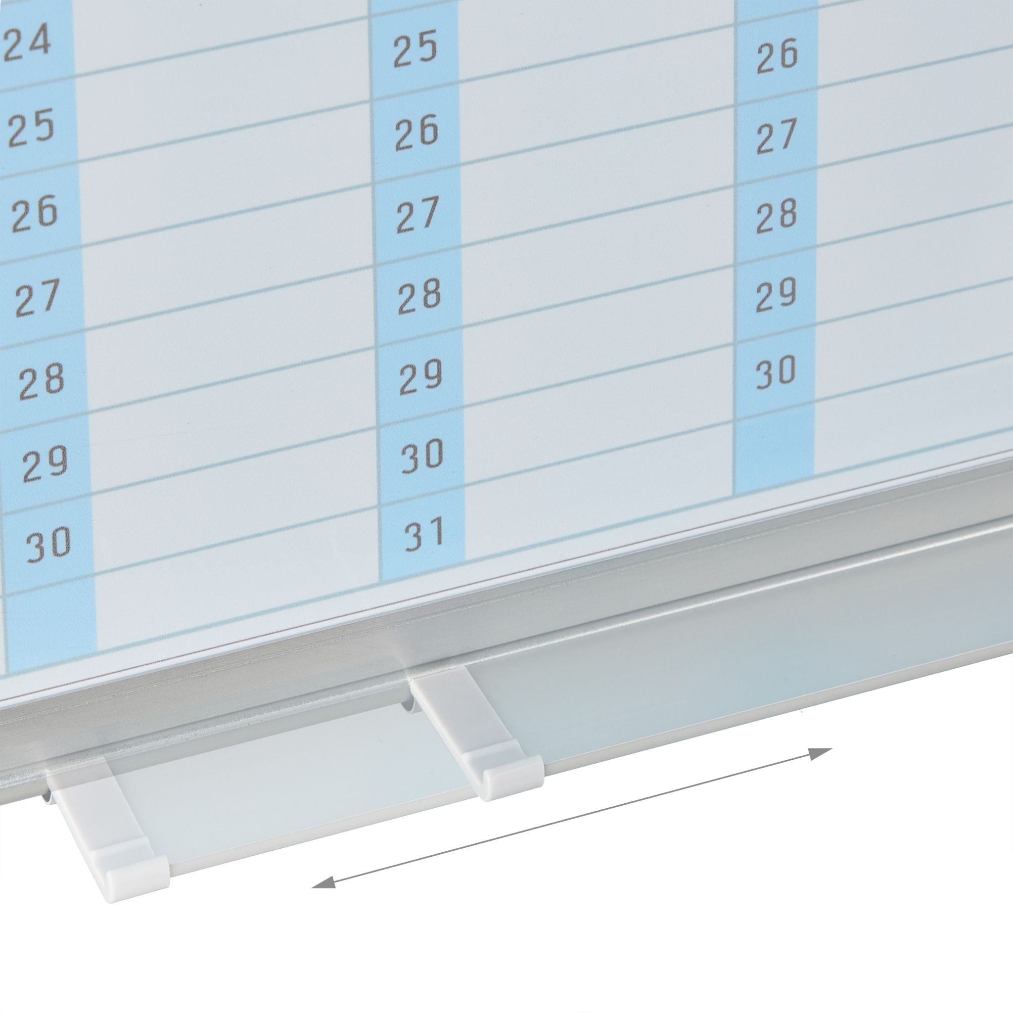 Whiteboard Planer Weiss