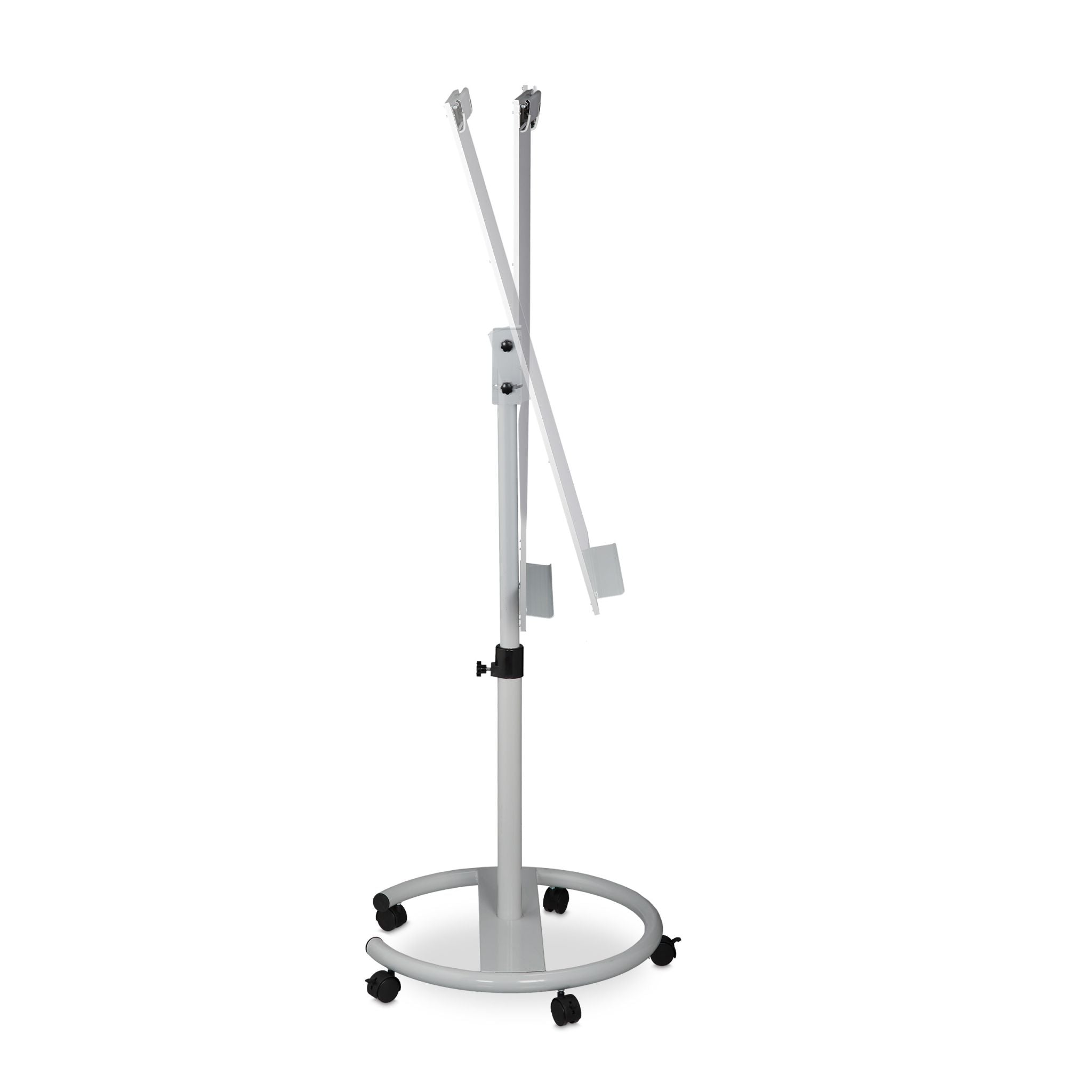 Flipchart mobil Weiss-Silber von Relaxdays