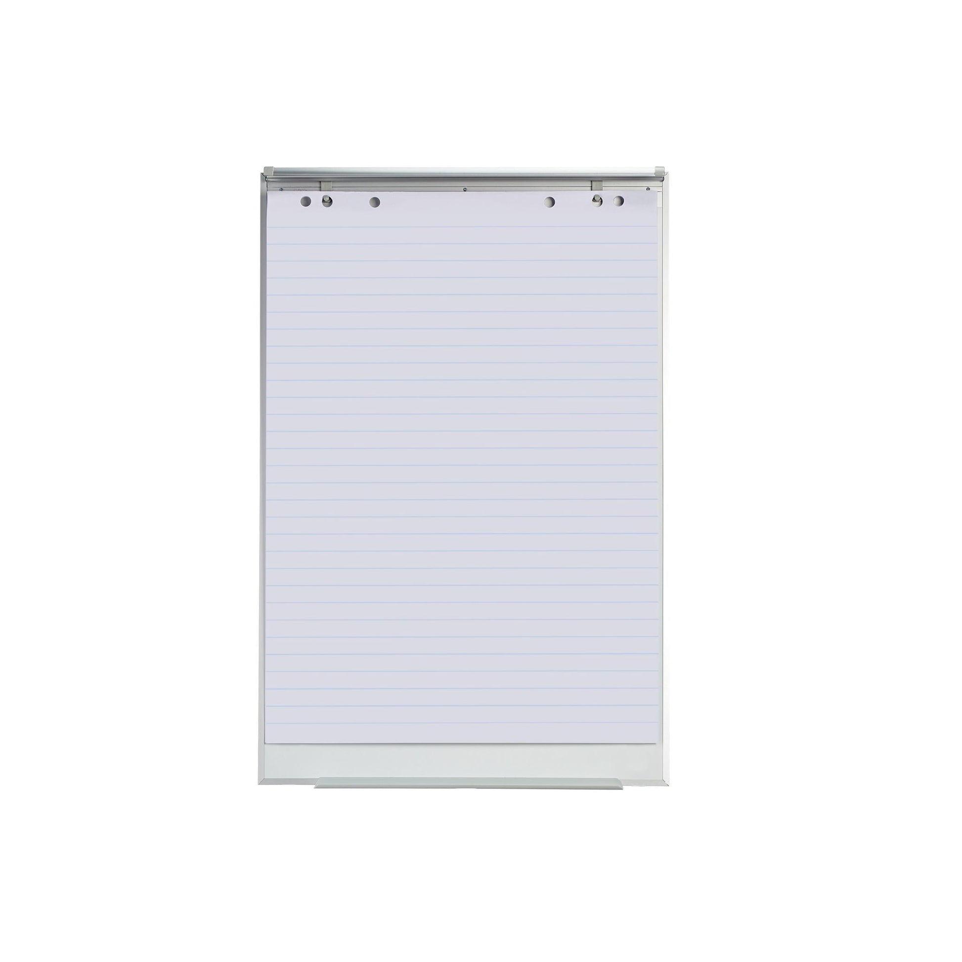 Flipchart Papier 50 Blatt Weiss-Silber von Relaxdays