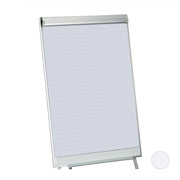 Flipchart Papier 50 Blatt Weiss-Silber von Relaxdays