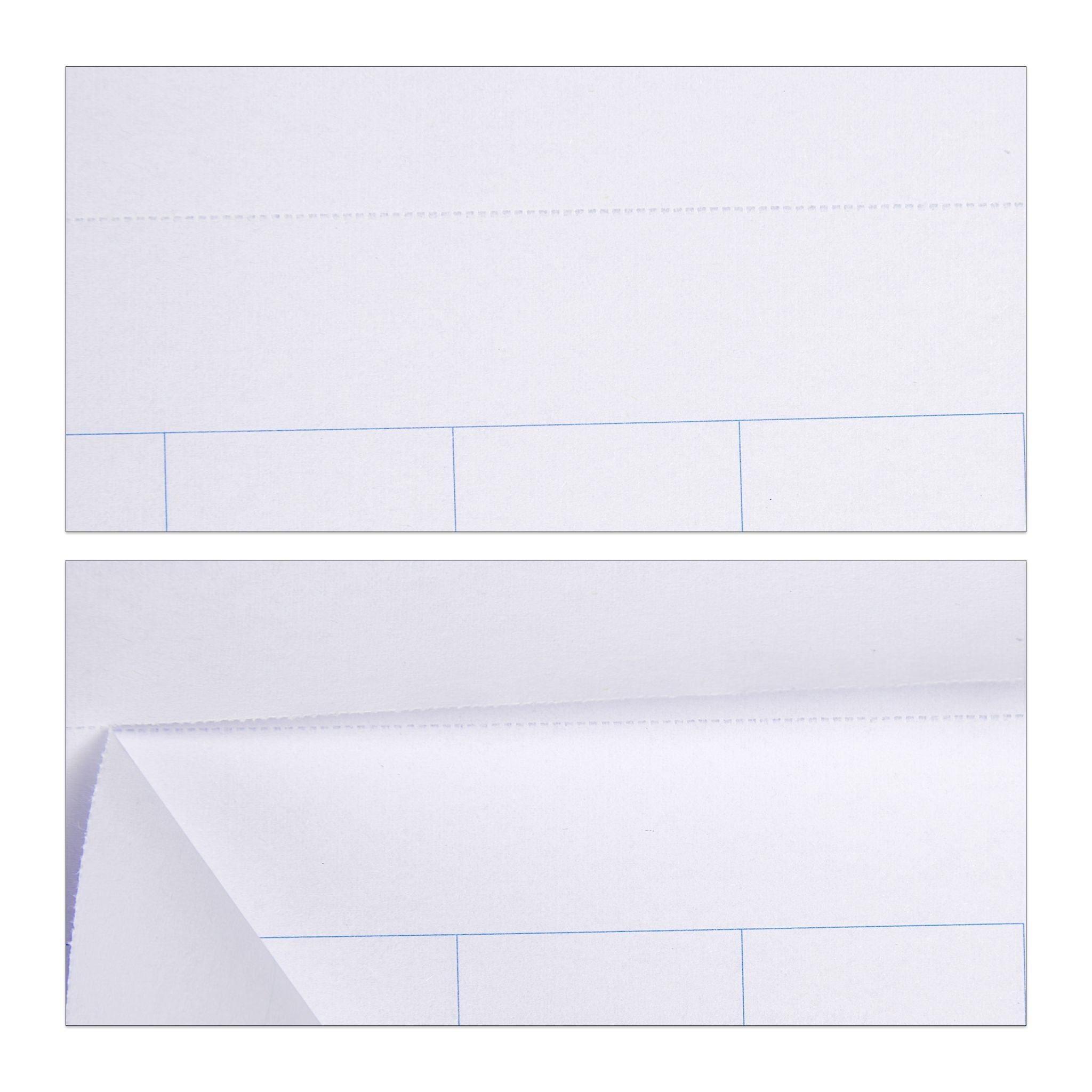 Flipchart Papier 50 Blatt Weiss-Silber von Relaxdays