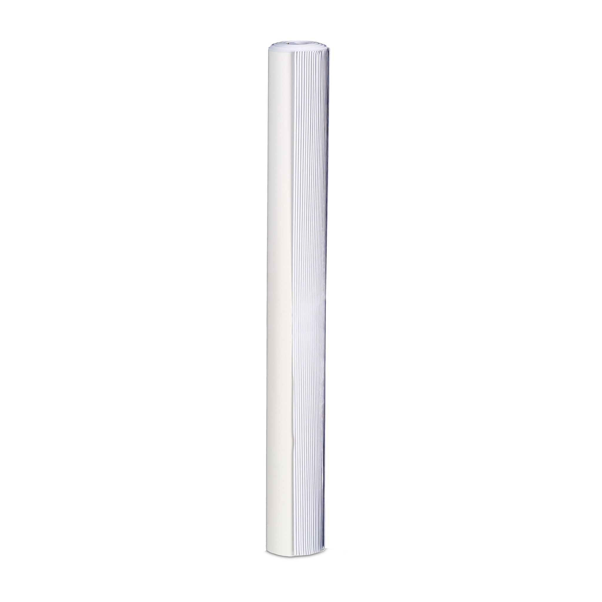 Flipchart Papier 50 Blatt Weiss-Silber von Relaxdays