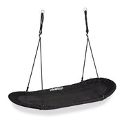 Nestschaukel XXL schwarz Schwarz von Relaxdays