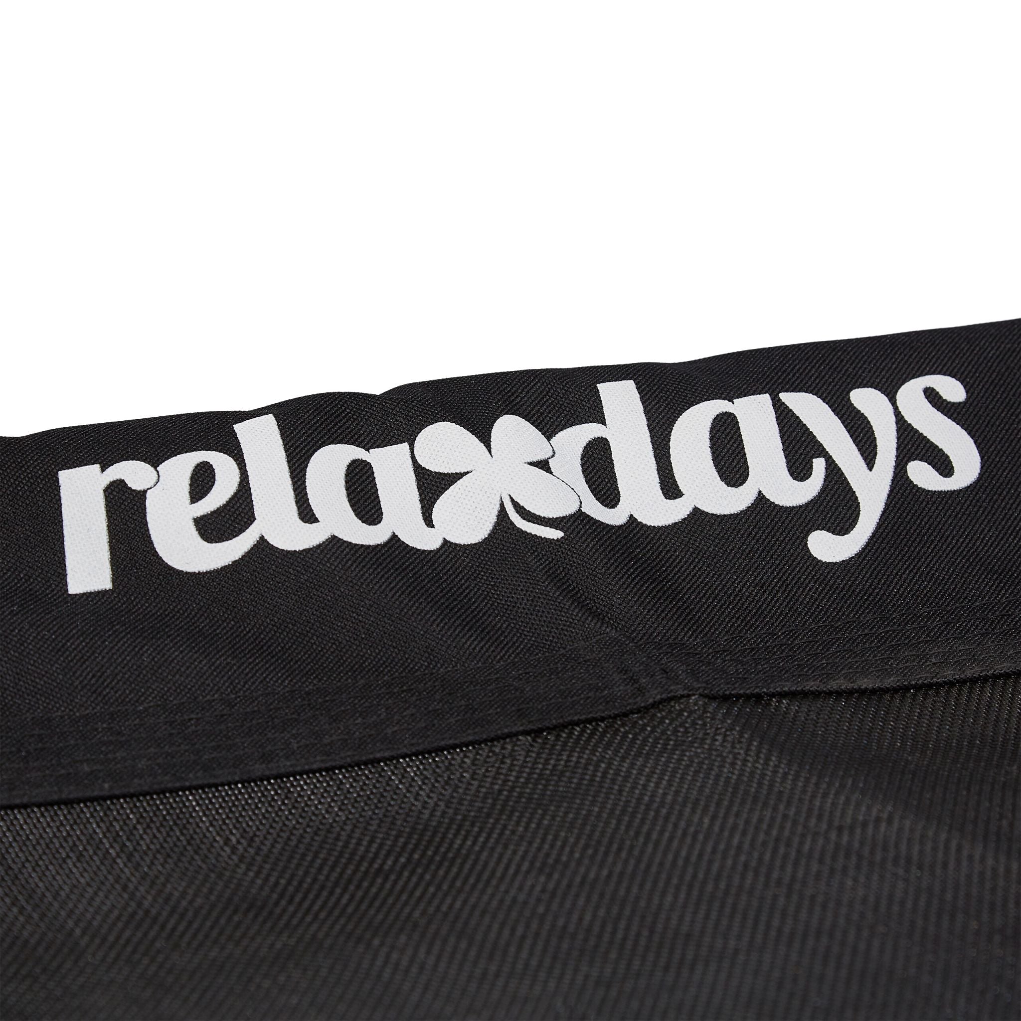 Nestschaukel XXL schwarz Schwarz von Relaxdays