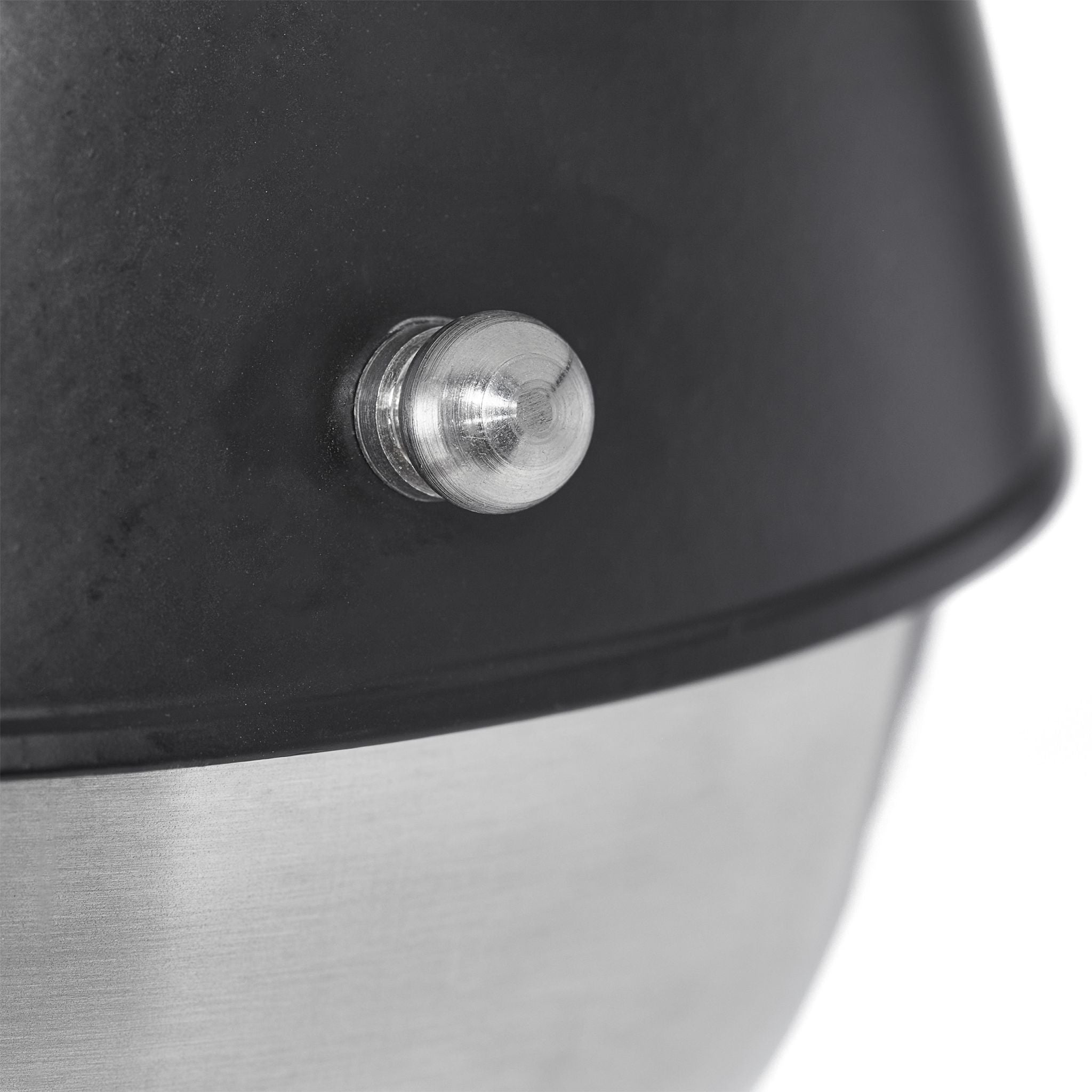 Zuckerdose Edelstahl Schwarz-Silber von Relaxdays
