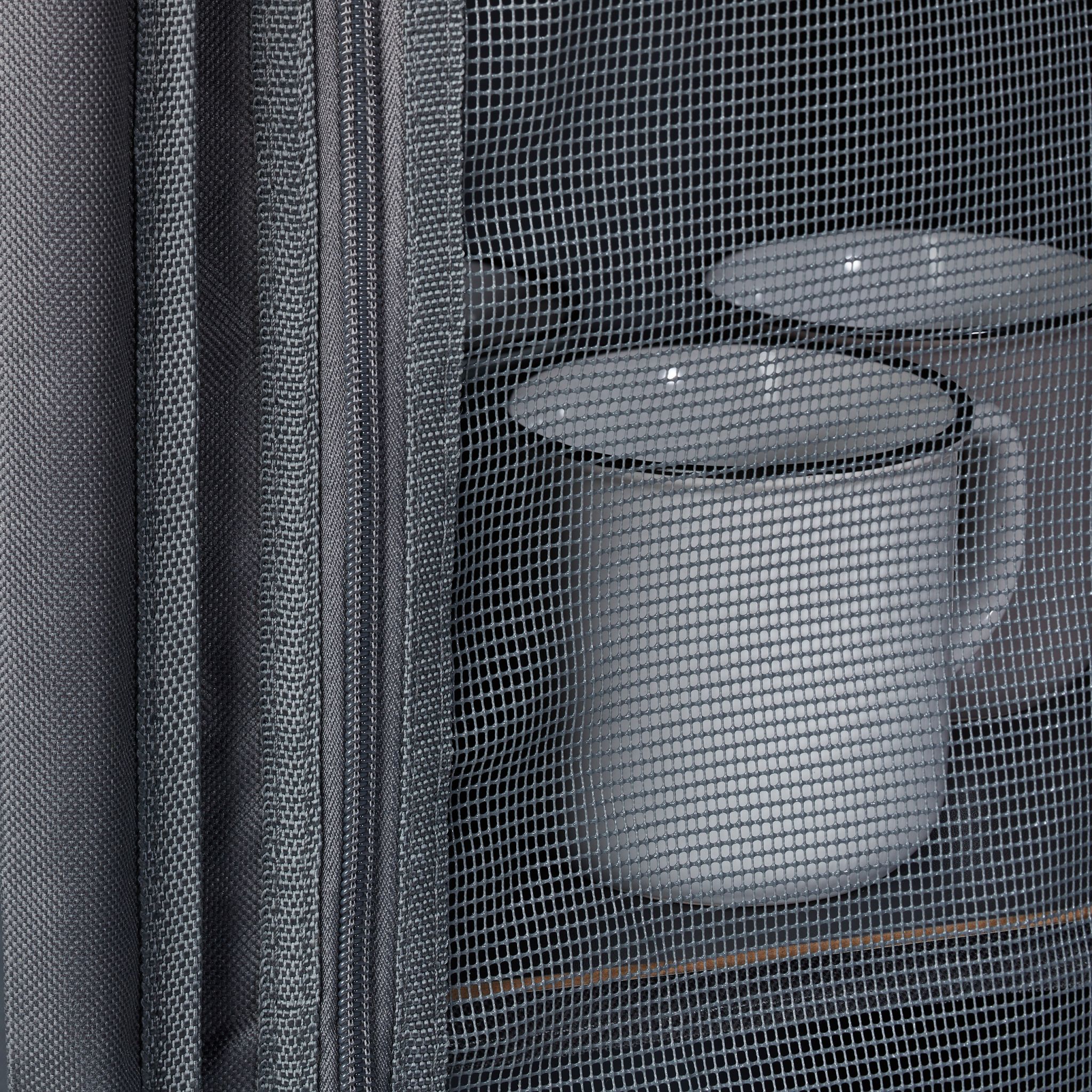 Campingschrank mit 2 Ablagen Grau von Relaxdays